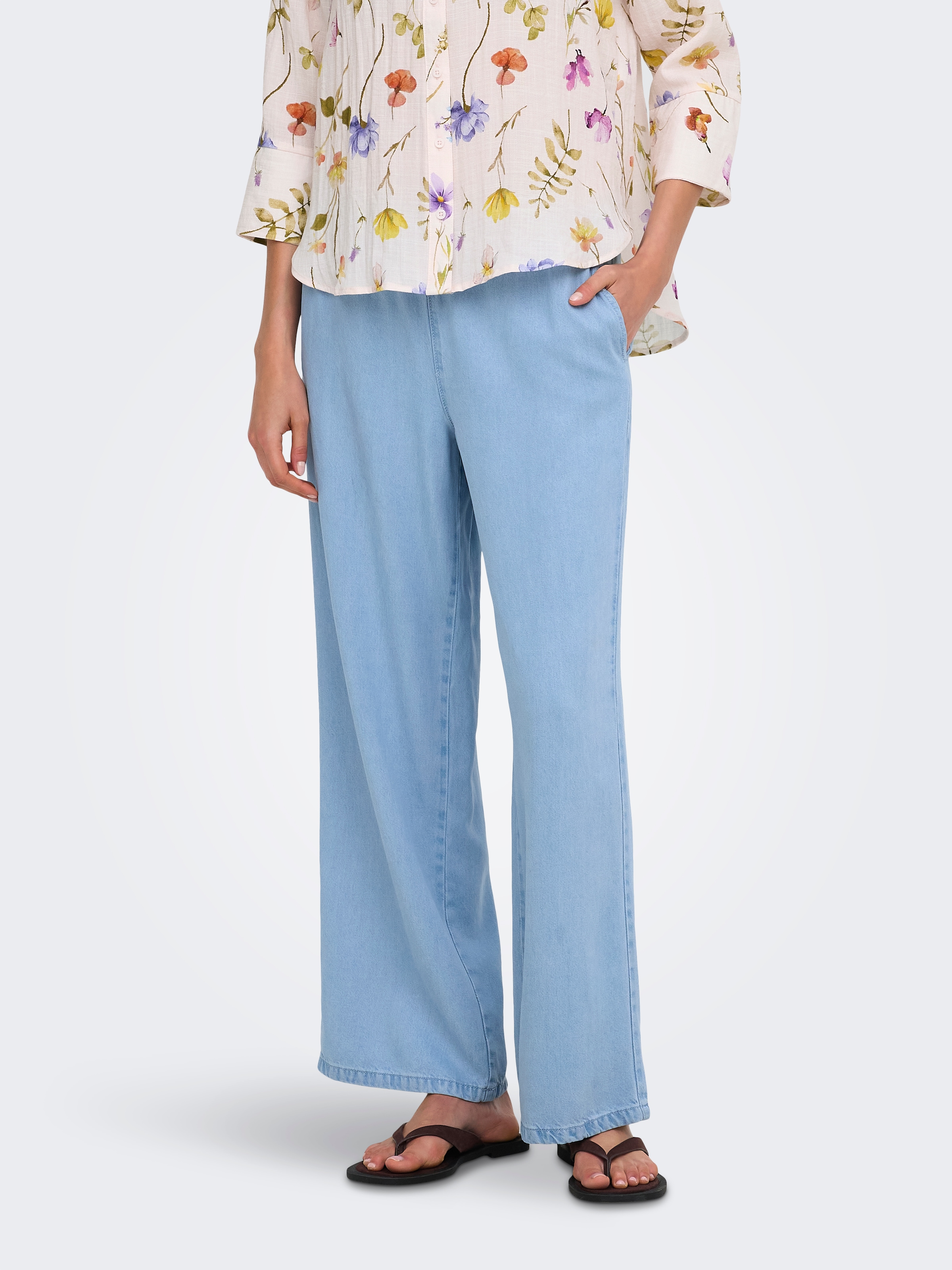 JDY Schlupfhose »JDYMIRA MW WIDE STRING PANT PNT«