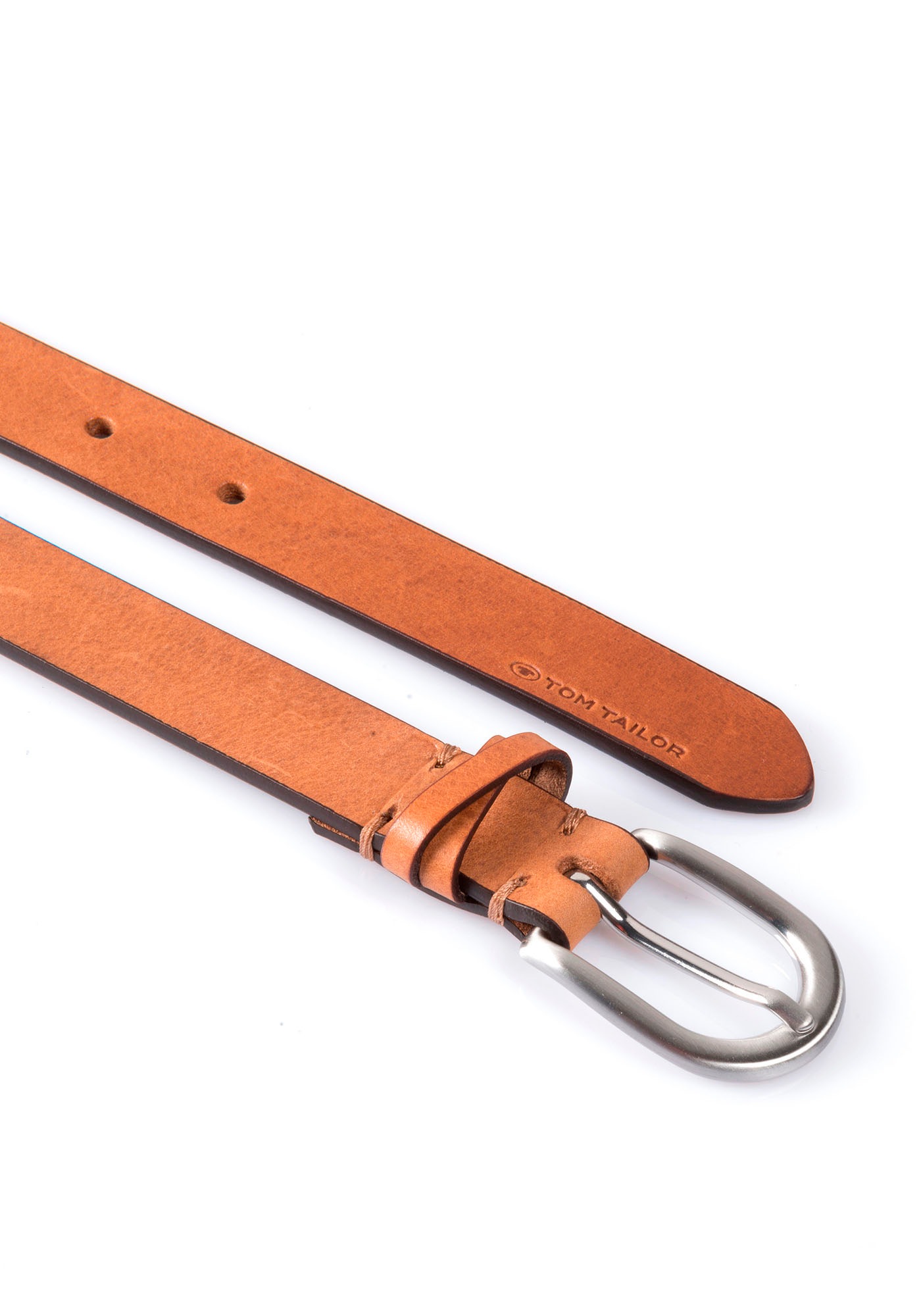 TOM TAILOR Ledergürtel »TTNELLY«, 2 cm breiter Damengürtel, modisch vielseitig