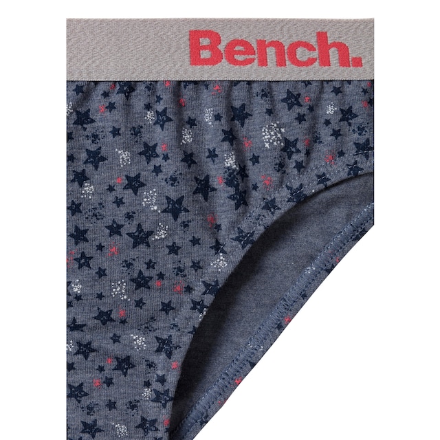 Bench. Slip, (Packung, 3 St.), mit Sternen Print und unifarben bei OTTO