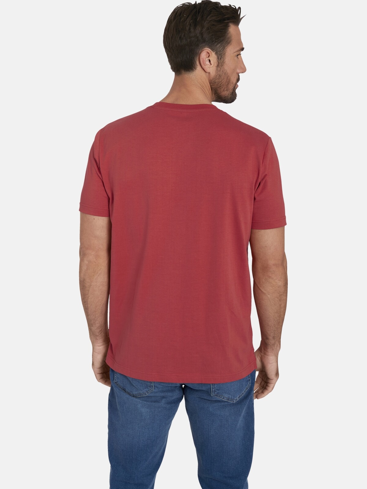 Jan Vanderstorm Rundhalsshirt »T-Shirt DOMINIK«, (1 tlg.), mit Saumschlitzen