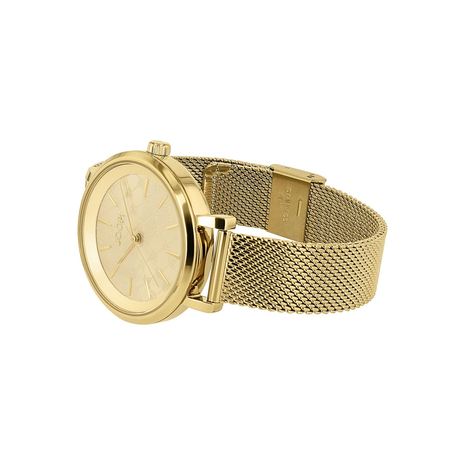 JOOP! Quarzuhr Armbanduhr, Damenuhr, Edelstahlarmband, analog