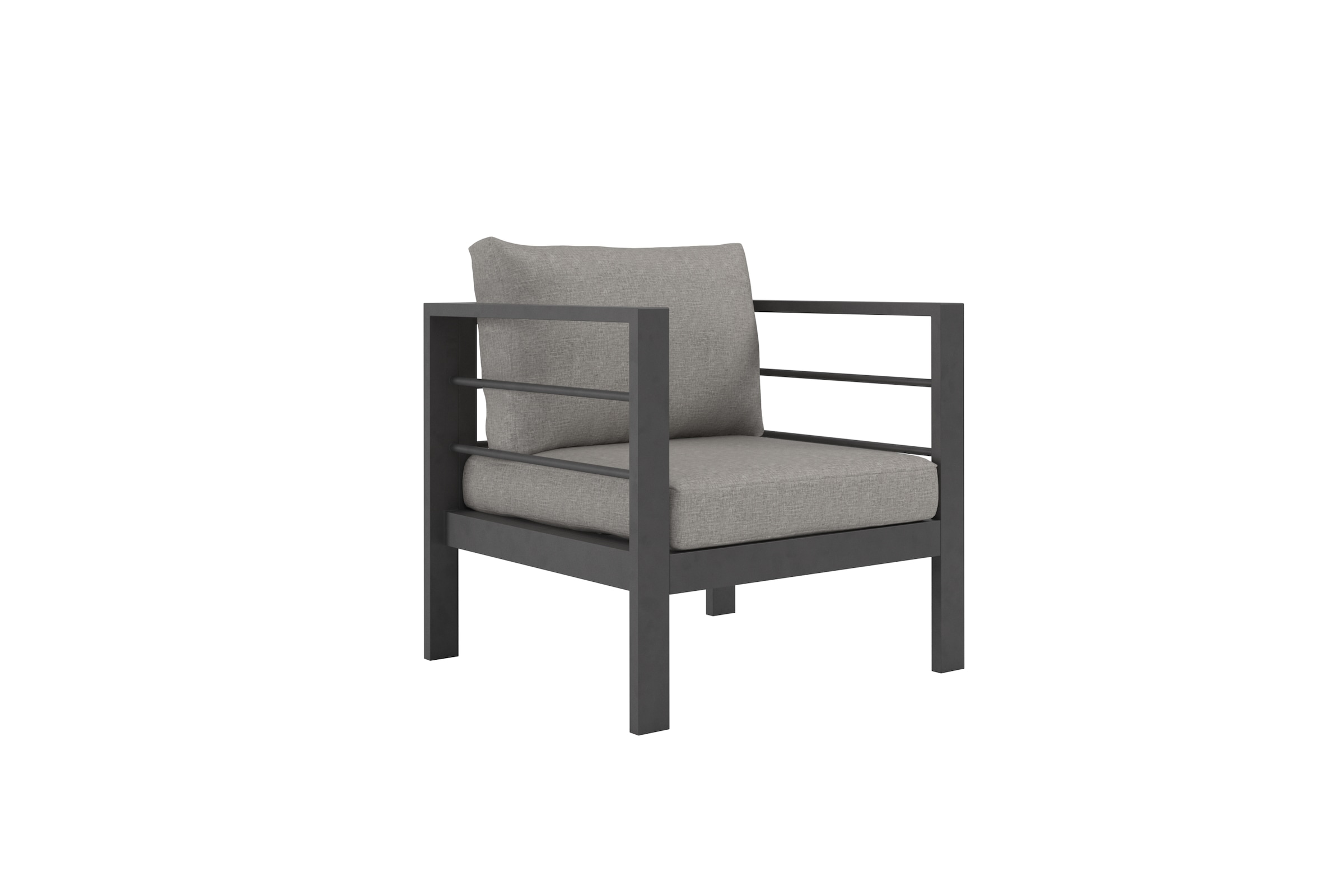 KONIFERA Gartenlounge-Set »»New Jersey««, (Set, 12 tlg., 1x2er Sofa, 2 Sessel, Tisch 62x110x41 cm, inkl. Auflagen), Tischplatte aus Nonwood