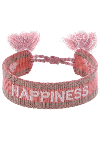 Armband »Good Vibes Happyness, ERB-GOODVIBES-HAPPY«, zu Kleid, Shirt, Jeans, Sneaker!...
