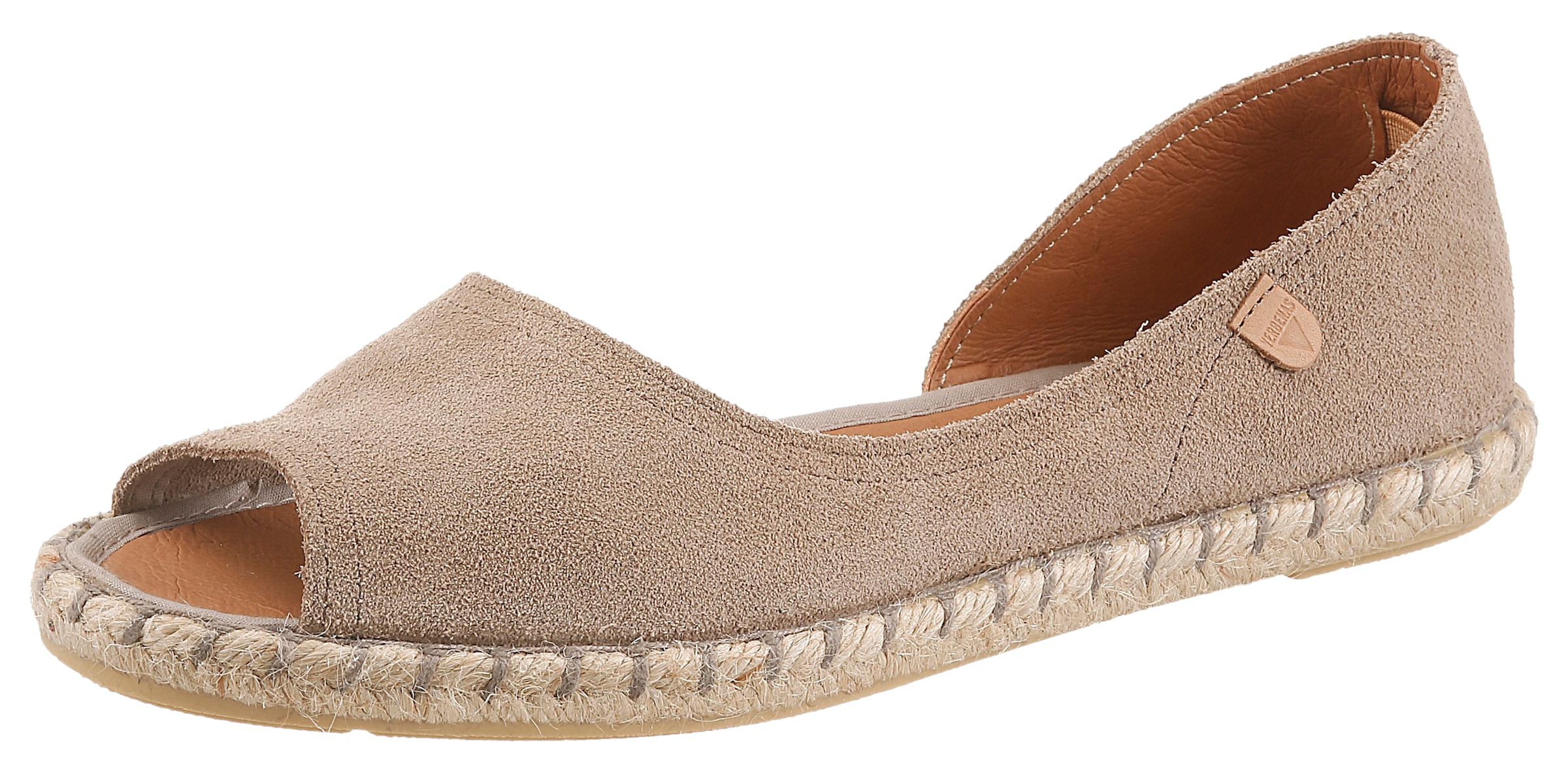 VERBENAS Espadrille »CRUZ SERRAJE«  Sommerschuh, Flat, Slipper, Ballerina in asymmetrischem Look