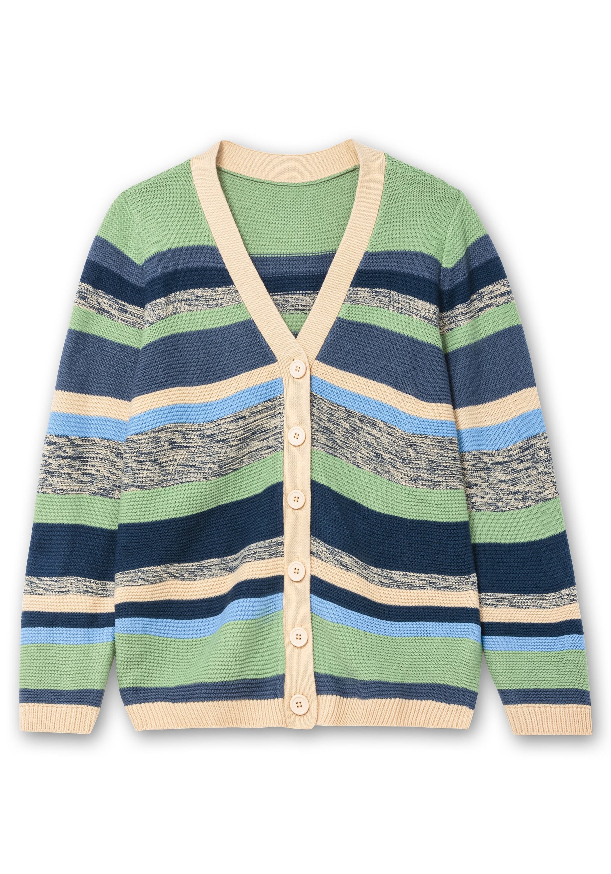 Sheego Strickjacke »Strickjacke mit V-Ausschnitt«