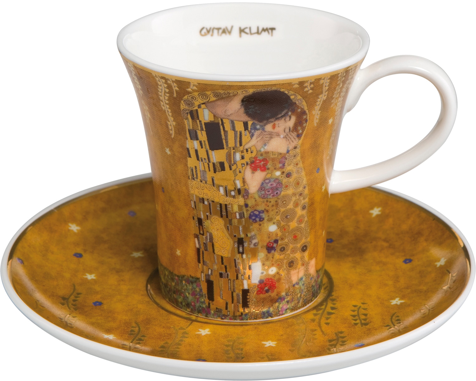 Goebel Espressotasse »Der Kuss«, goldfarben