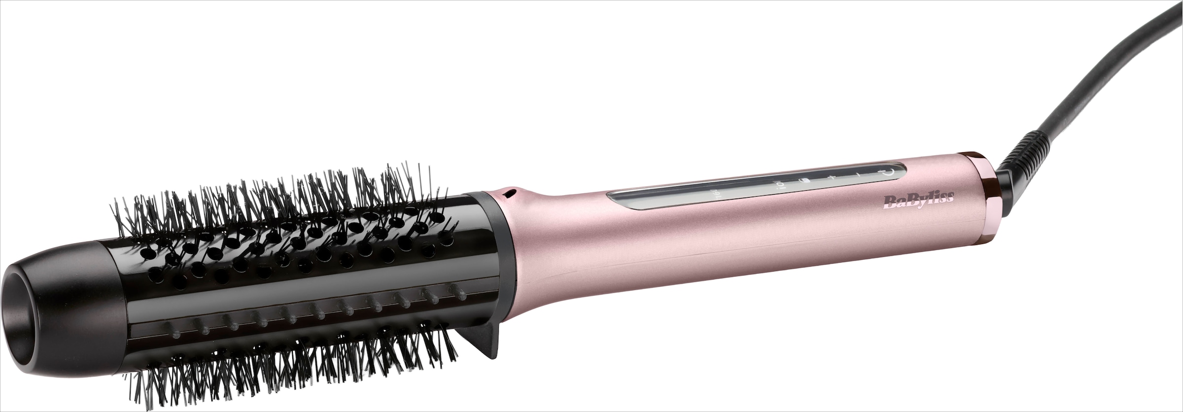 BaByliss Volumen- und Lockenstyler »Boost Hot Thermal Brush, Heizbürste, HSB200E« Keramik-Beschichtung Ionische Lockenbürste, 38mm Thermobürste, Blow-Out und Volumen