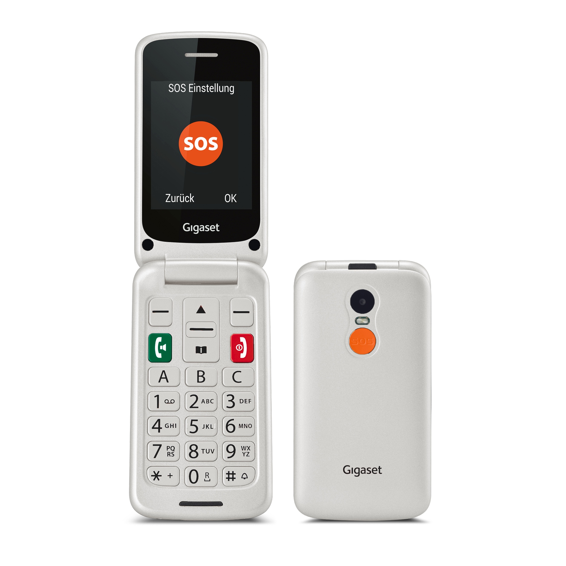 Smartphone »GL590«, Weiß, 7,3 cm/2,8 Zoll, 0,3 MP Kamera