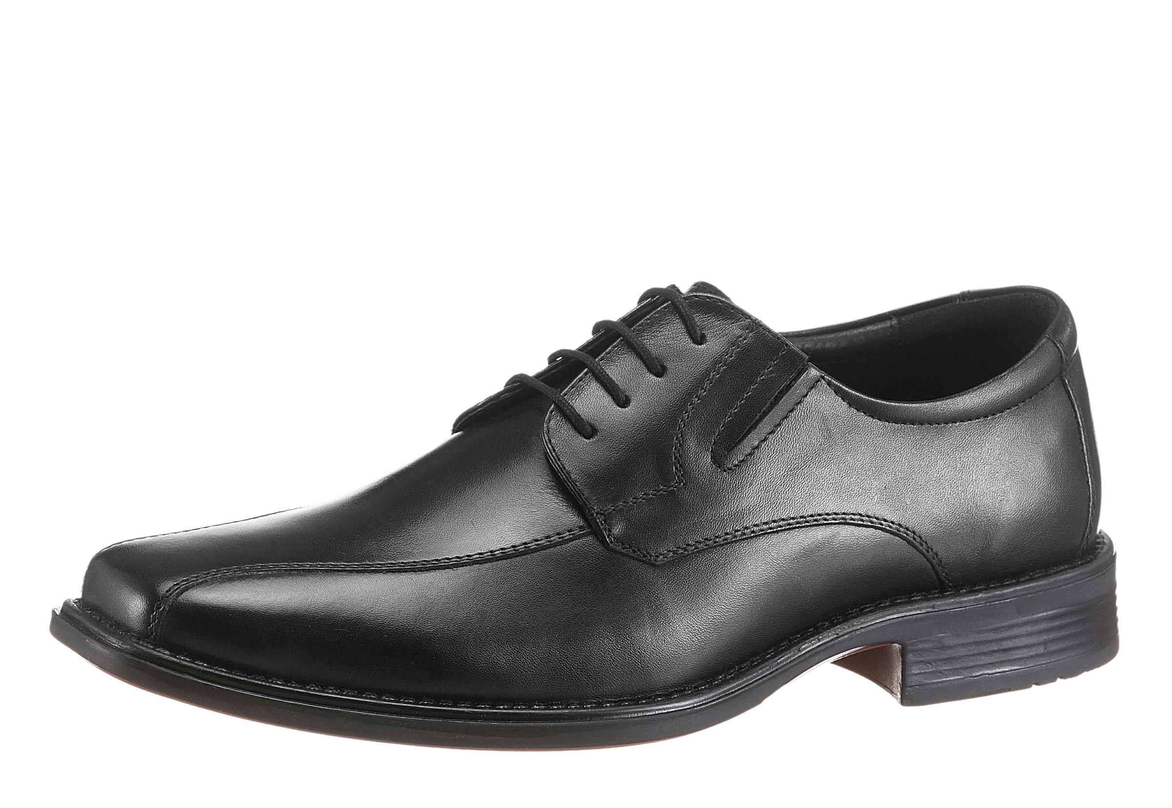 PETROLIO Schnürschuh, mit modischer Blattnaht