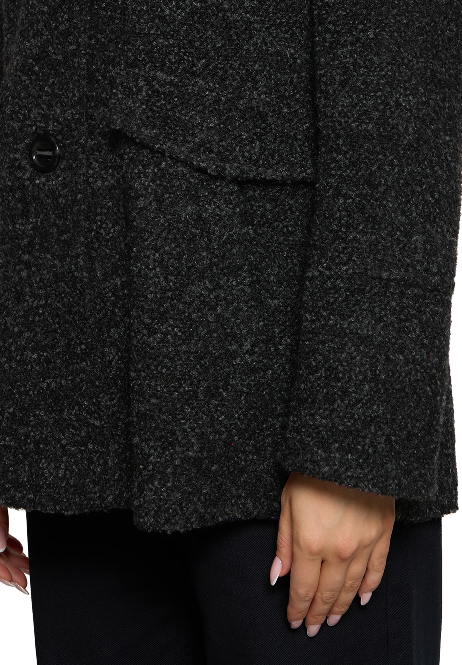 Gil Bret Wolljacke ohne Kapuze mit Stehkragen