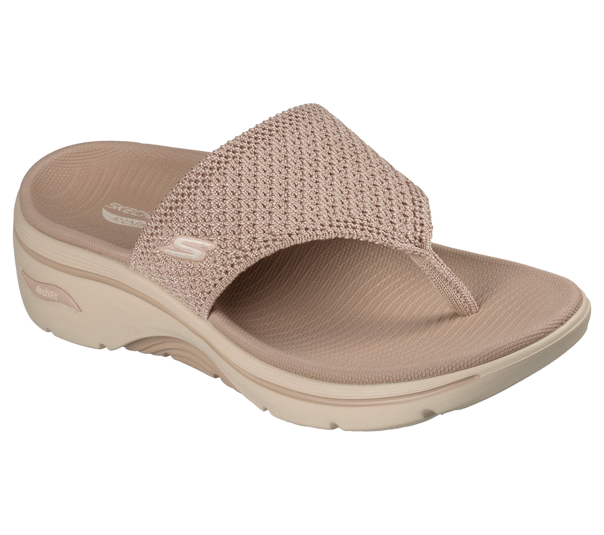 Skechers Zehentrenner »GO WALK ARCH FIT 2.0 SANDAL-CARRIE«  Sommerschuh, Strandschuh, Badeschuh mit Arch Fit