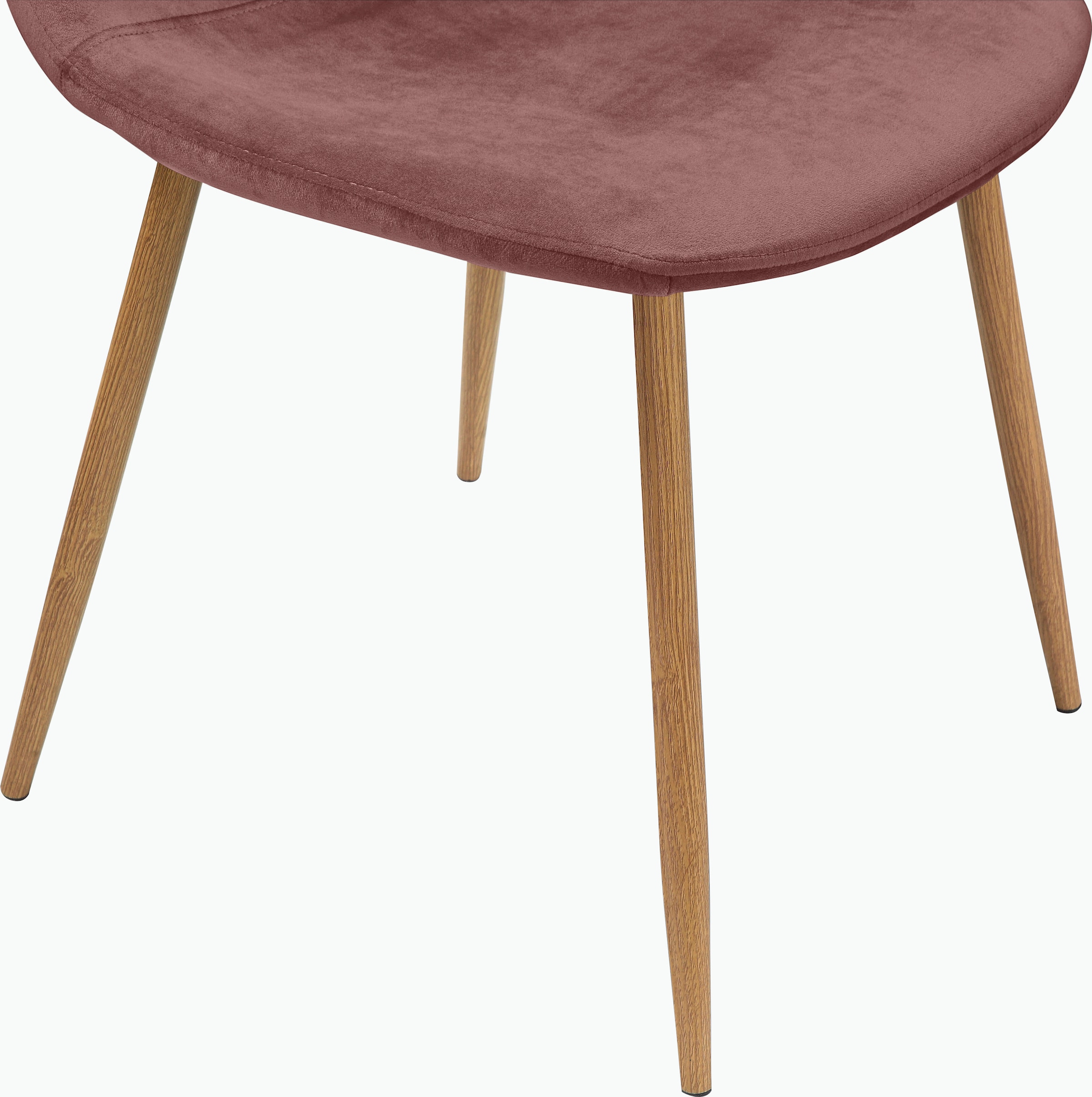 Leonique Essgruppe »Eadwine, TOPSELLER! Sitzgruppe Esstisch plus 4 Esszimmerstühle«, (Set, 5 tlg., Esstisch plus 4 Esszimmerstühle), Esstisch plus 4 Stühle in verschiedenen Farben