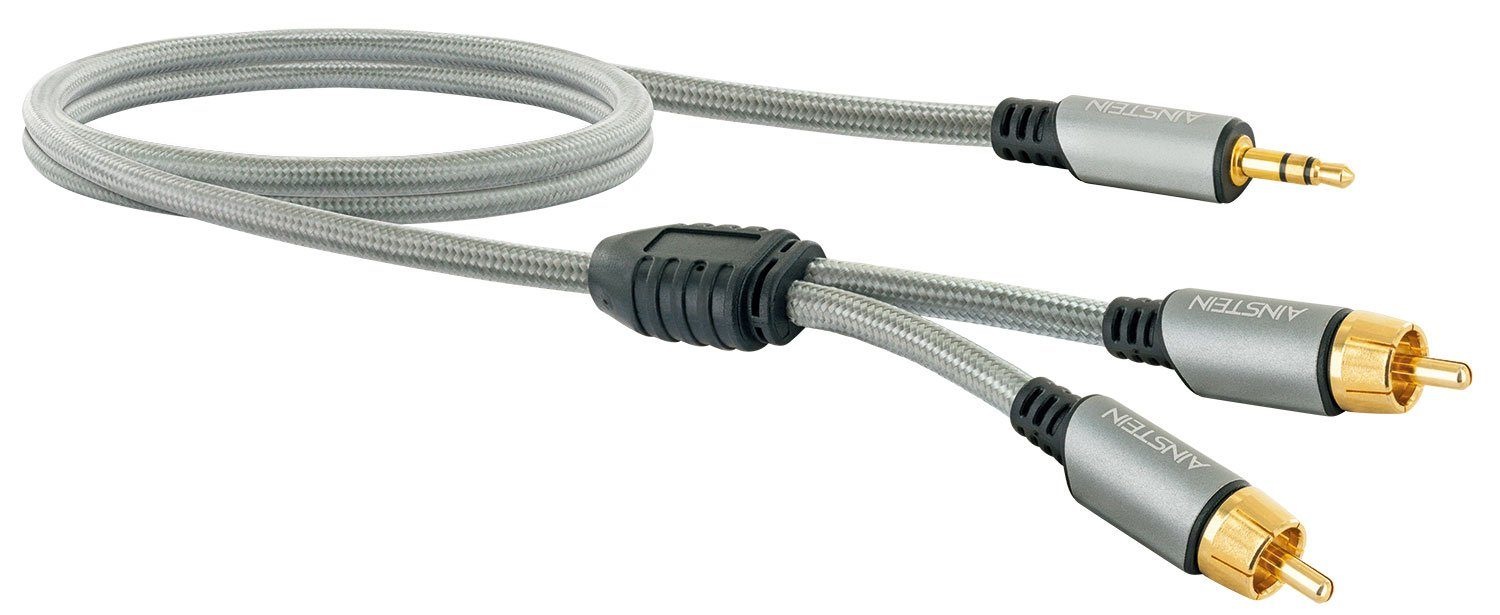 HiFi Audioadapter 2 Chinch-Stecker zu 3,5 mm AUX Klinkenstecker...
