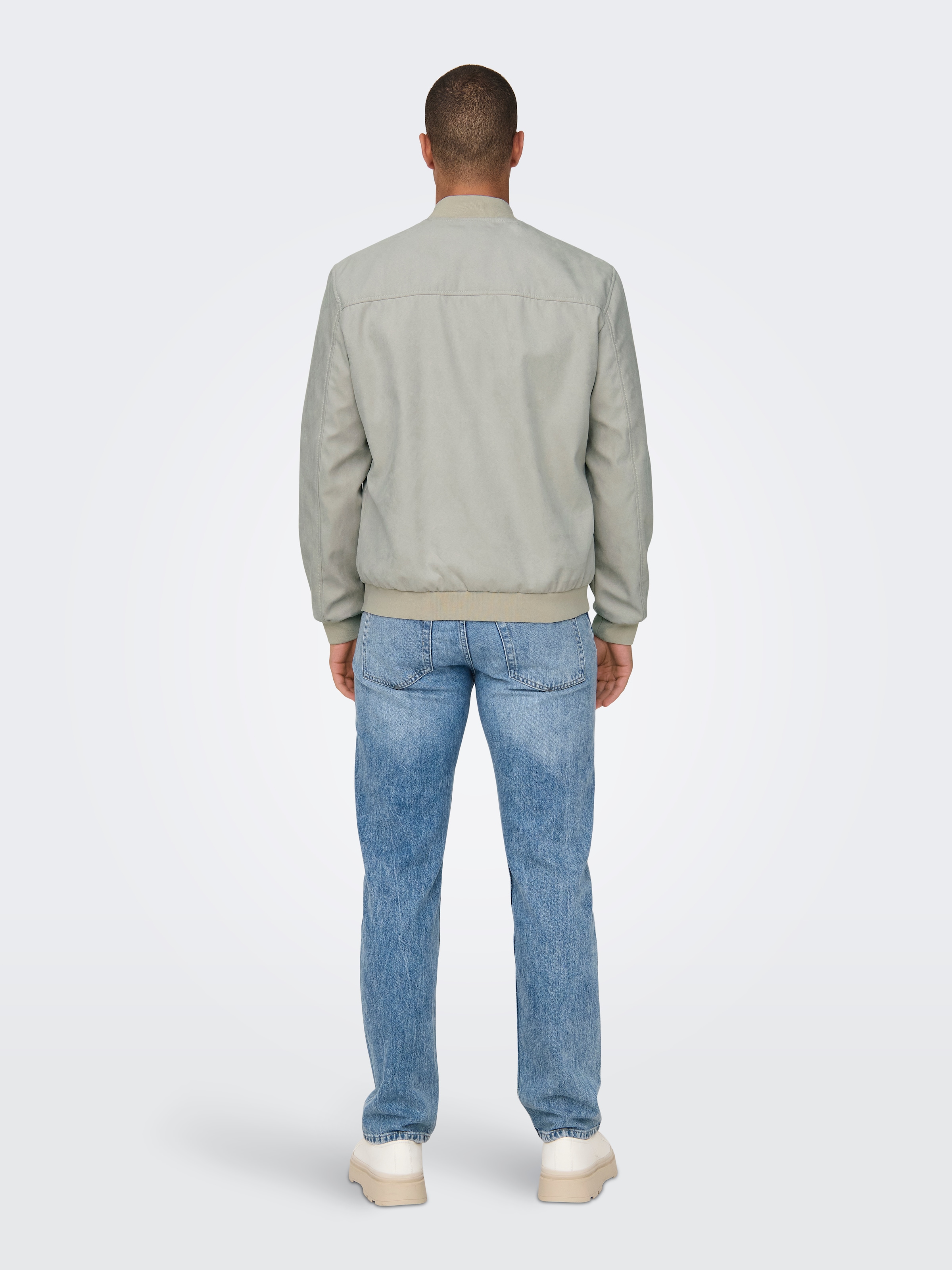 ONLY & SONS Bomberjacke »ONSLUCAS FAKE SUEDE BOMBER OTW«