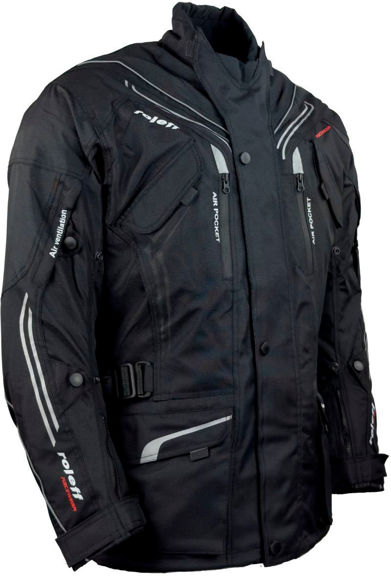 roleff Motorradjacke »Turin«, mit Sicherheitsstreifen