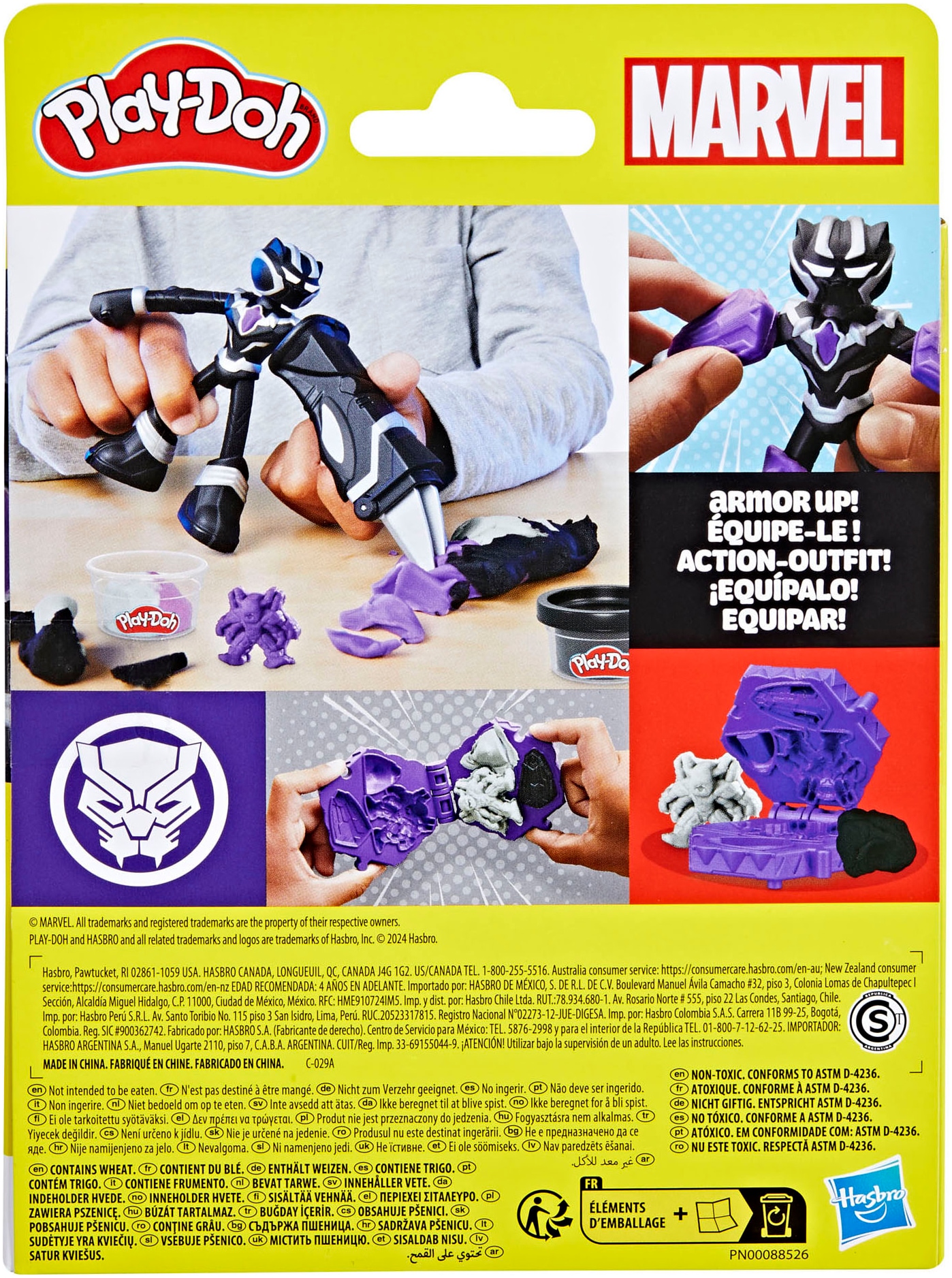 Hasbro Knete »Play-Doh, Marvel Black Panther Action Krallen«