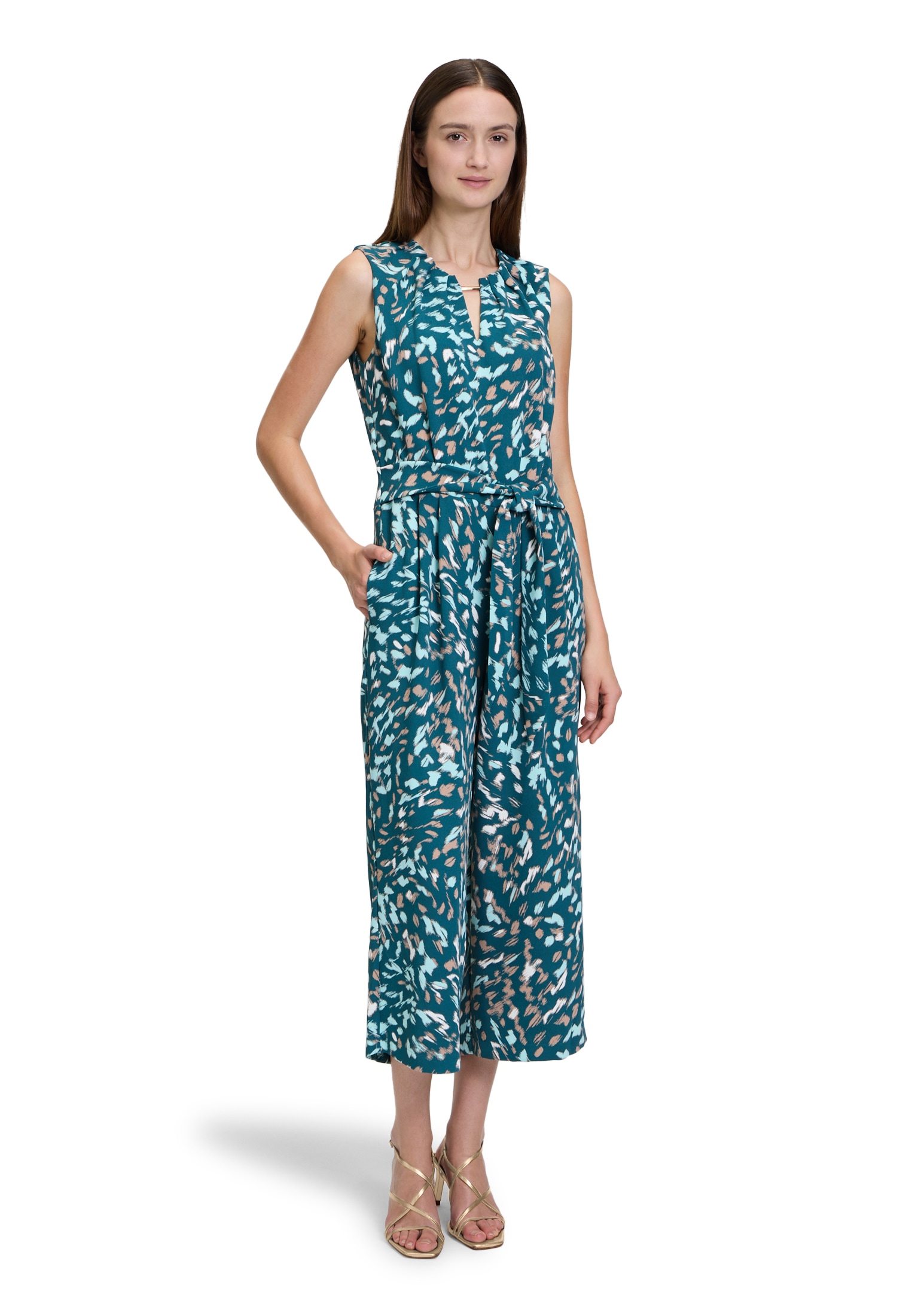 Betty&Co Jumpsuit »Jumpsuit ohne Arm«