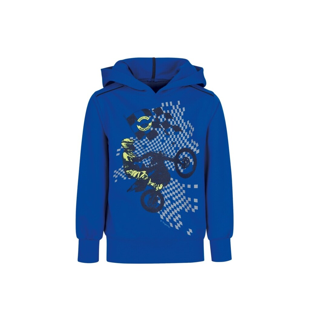 Trigema Sweatshirt »TRIGEMA Kapuzenpullover mit Motocross-Print«