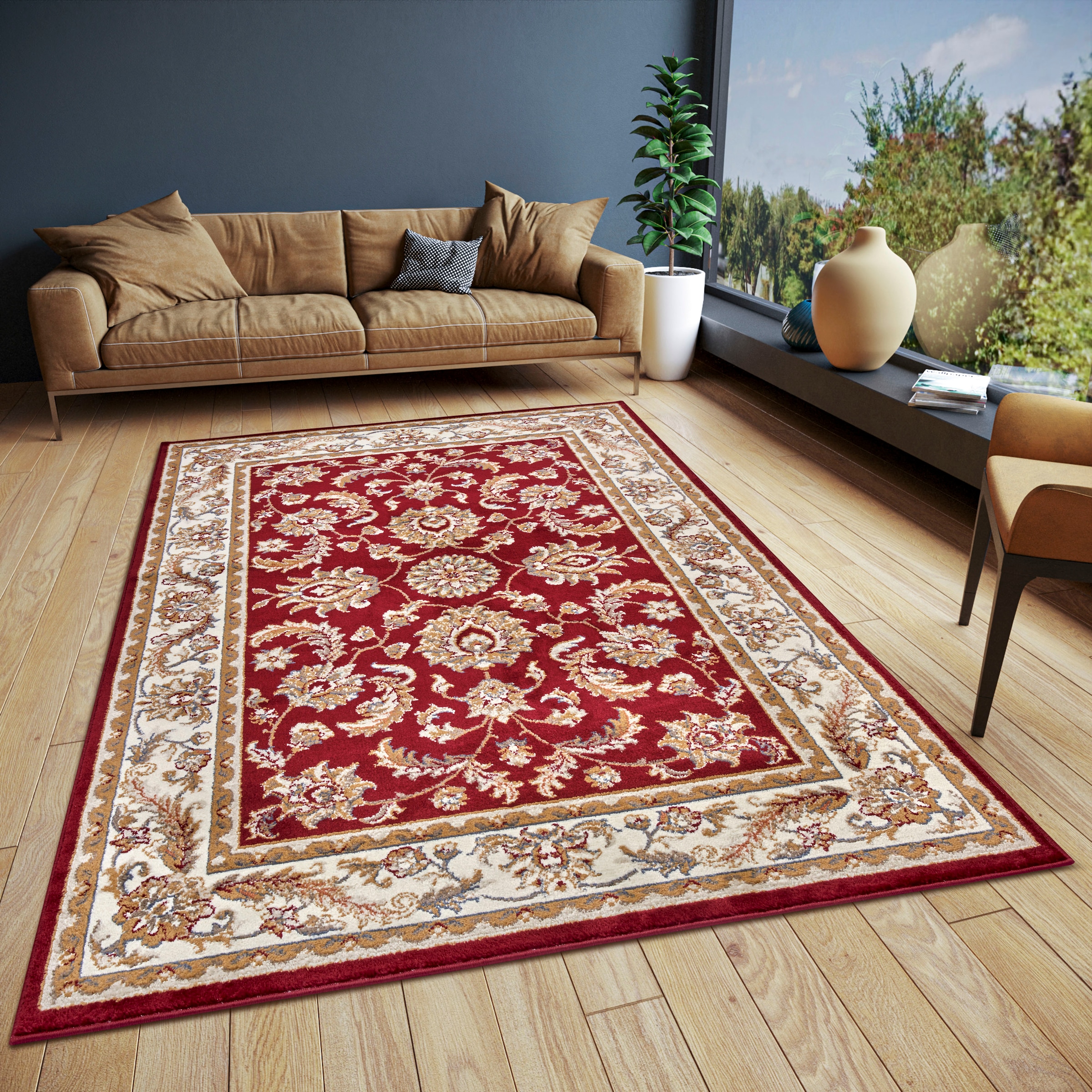 Teppich »Reni«, rechteckig, Orientalisch, Orient, Kurzflor, Wohnzimmer, Schlafzimmer,...