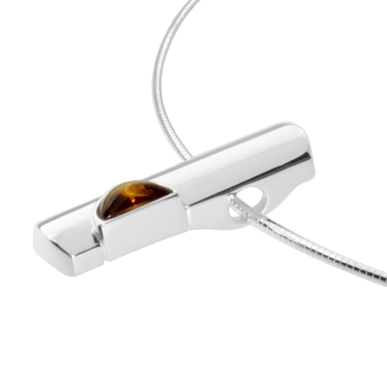 OSTSEE-SCHMUCK Kette mit Anhänger »- Gleiter-Ida-Marie - Silber 925/000 - Bernstein«