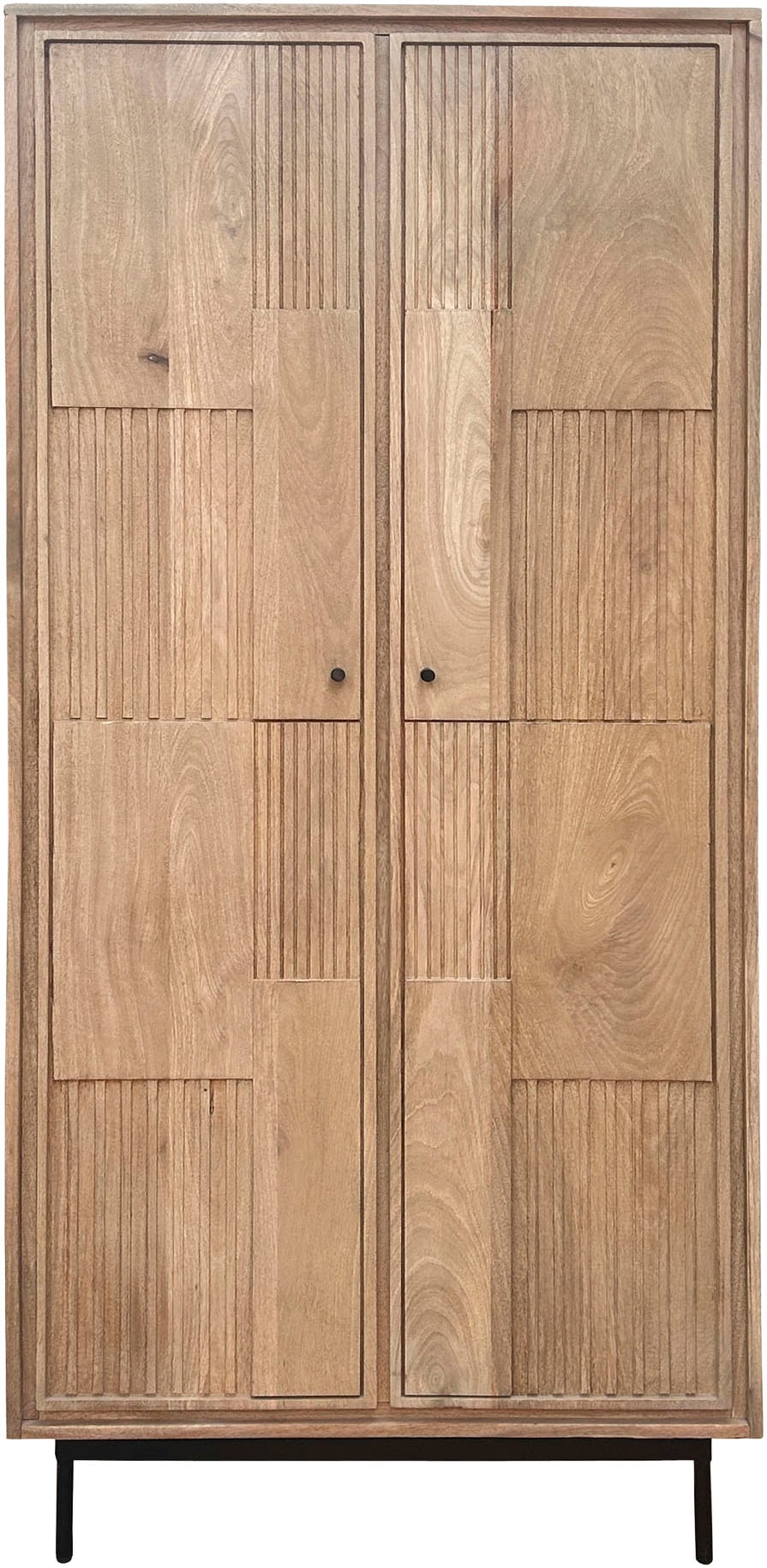 SIT Garderobenschrank »Schrank – Massivholz‑Flurschrank mit variabler Kleiderstange« 1 Stk. tlg. Massivholz‑Garderobenschrank mit variabler Kleiderstange & Böden