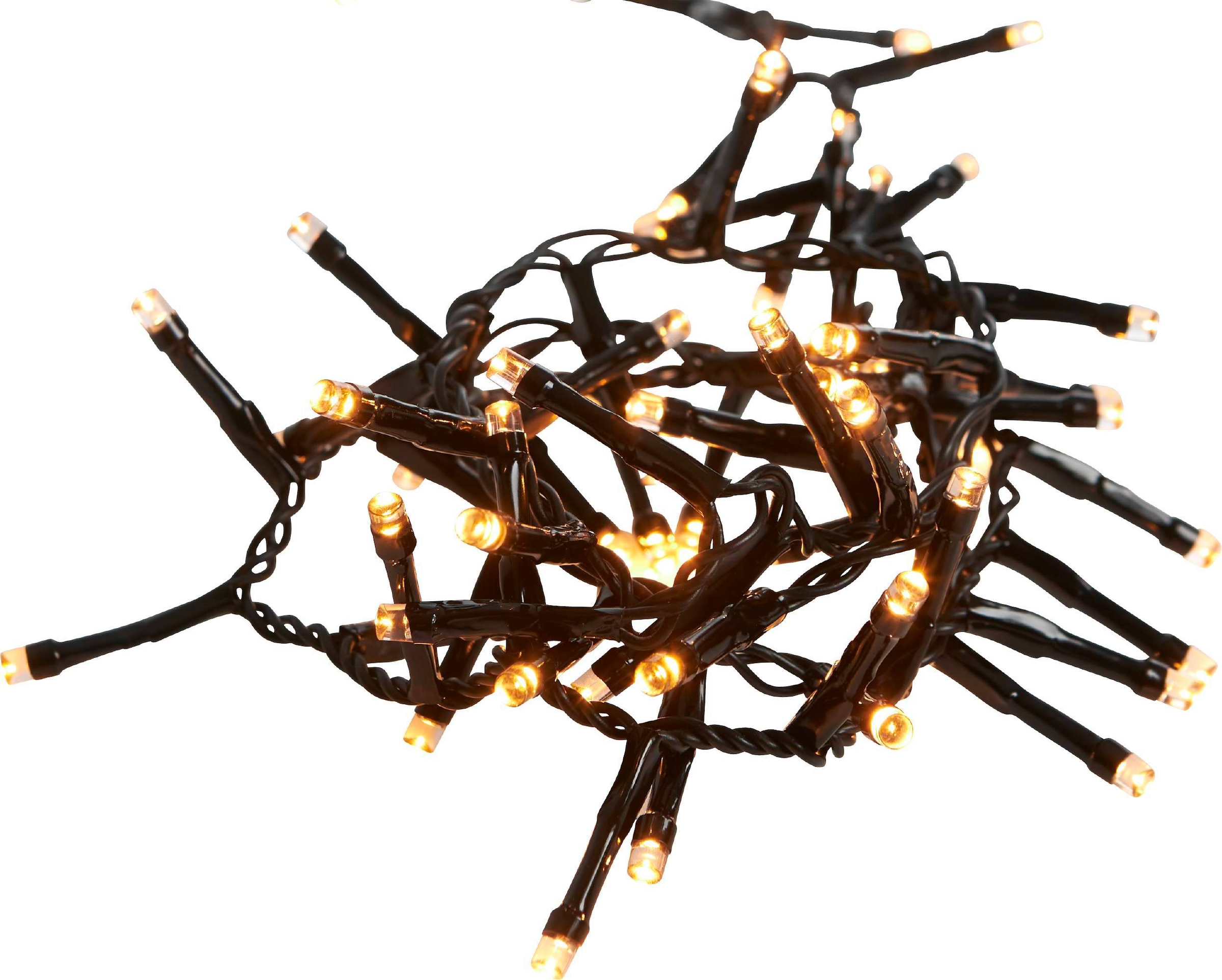 EGLO LED-Lichterkette »GOLDEN WARM WHITE - Weihnachtsdeko - Beleuchtung - Winterdeko«, 800 St.-flammig, Lichterkette XXL, Außenbeleuchtung, extra-warmweiß, mit Kabel, 16 m