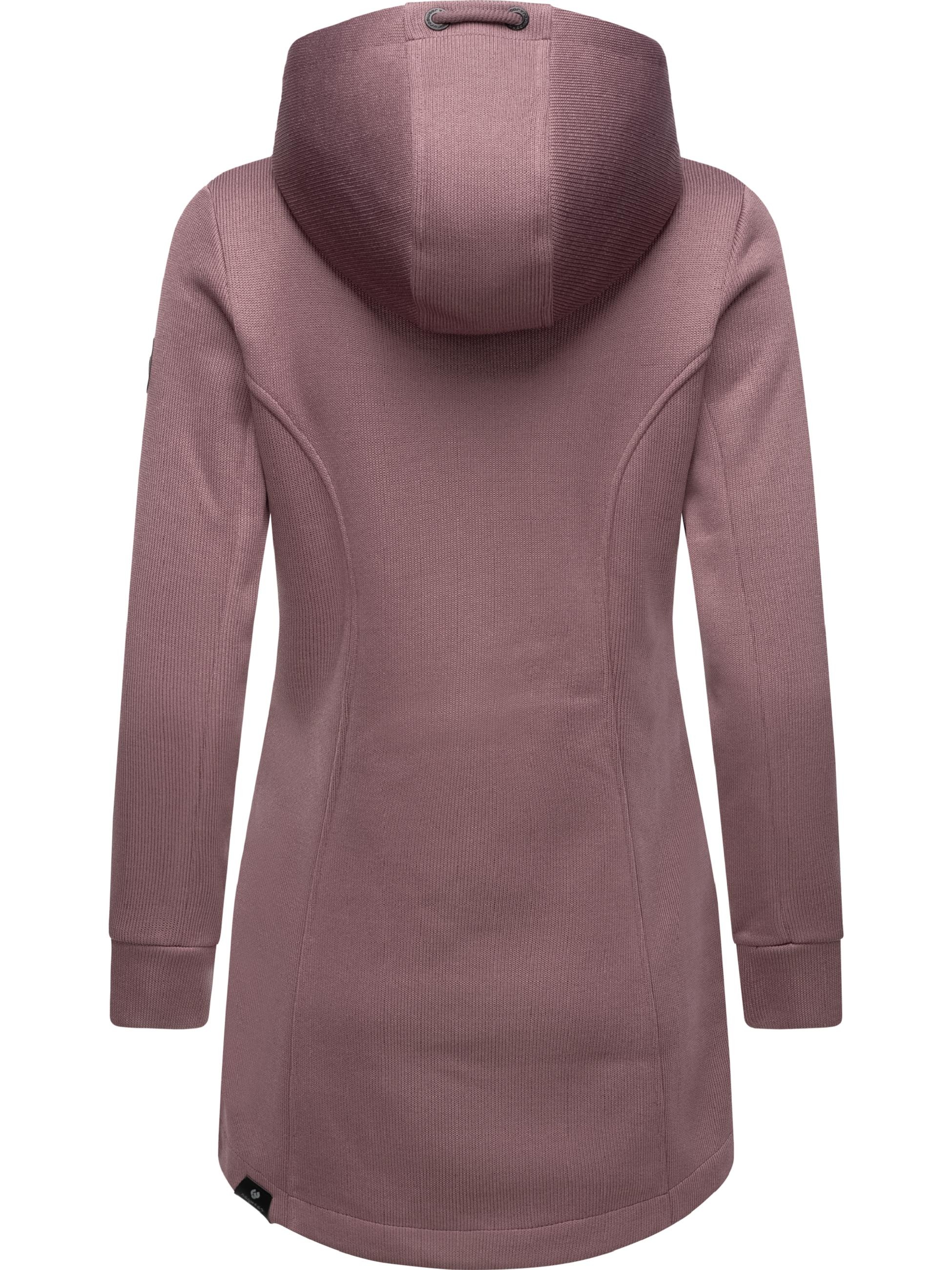 Ragwear Kapuzensweatjacke »Sweatjacke Letti Bonded«, Sportliche Kapuzenjacke in Feinstrick-Optik