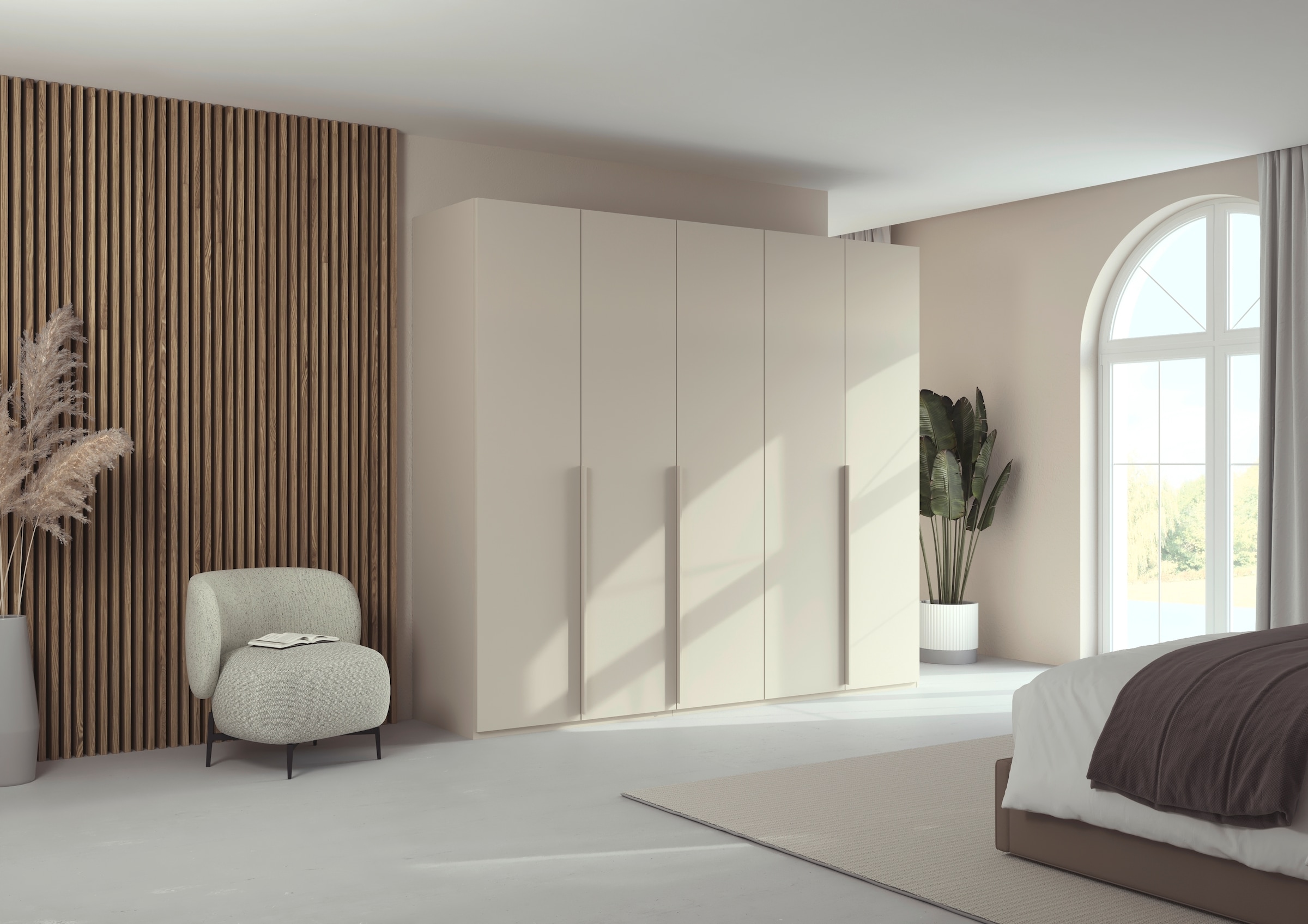 LeGer Home by Lena Gercke Kleiderschrank »Schrank Garderobe Ankleide Schlafzimmer Flur Serina«, (in 3 verschiedenen Ausstattungen BASIC/CLASSIC/PREMIUM), in 6 Breiten (101 - 401 cm) mit Front Glas oder Dekor MADE IN GERMANY