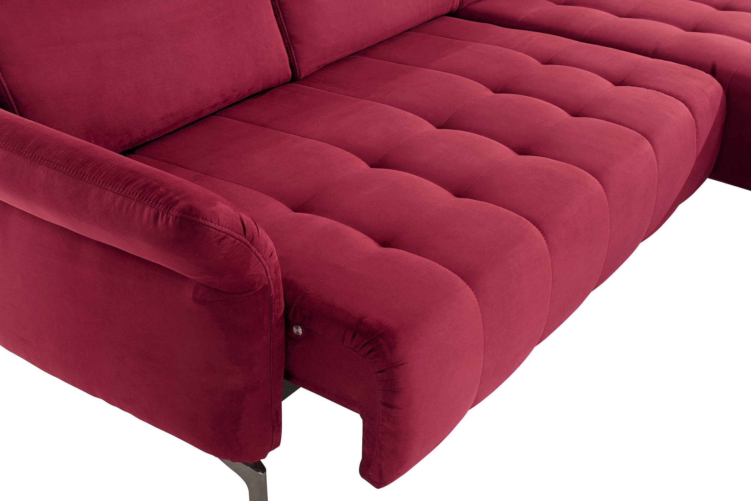 Home affaire Ecksofa »Fresh L-Form« Federkern, wahlweise Kopfteilverstellung und motorischer Vorziehsitz