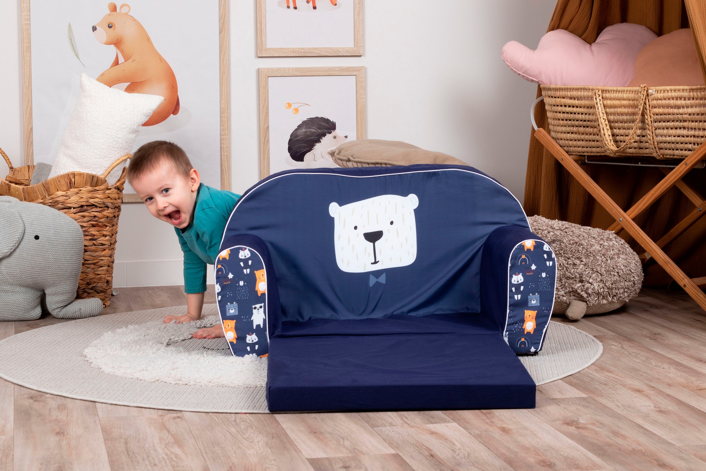 Knorrtoys® Sofa »Pretty bear« für Kinder; Made in Europe