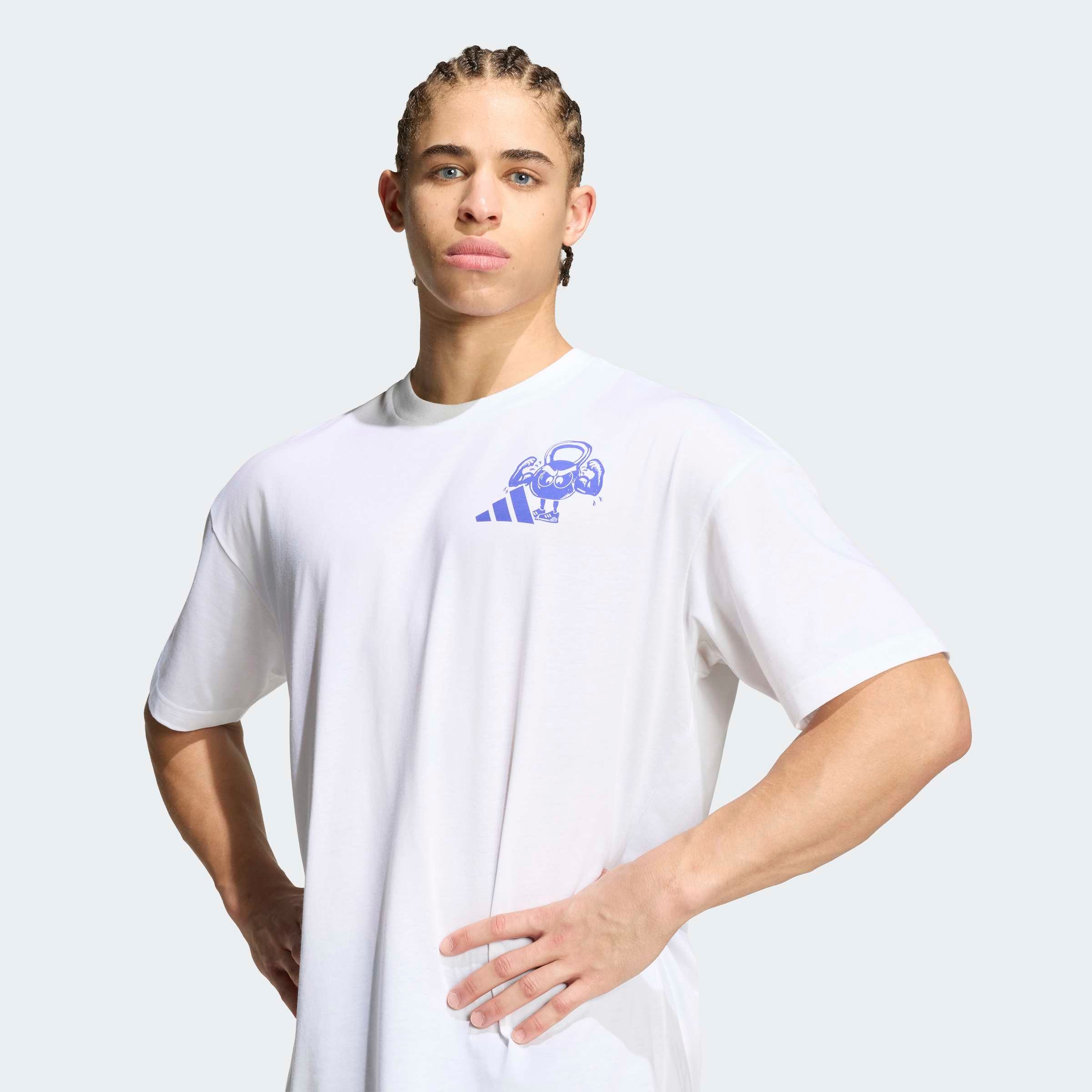 adidas Performance T-Shirt »CLIMACOOL FUN TRAINING GRAFIK« mit auffälliger Grafik, sportlicher Stil, aus Single Jersey