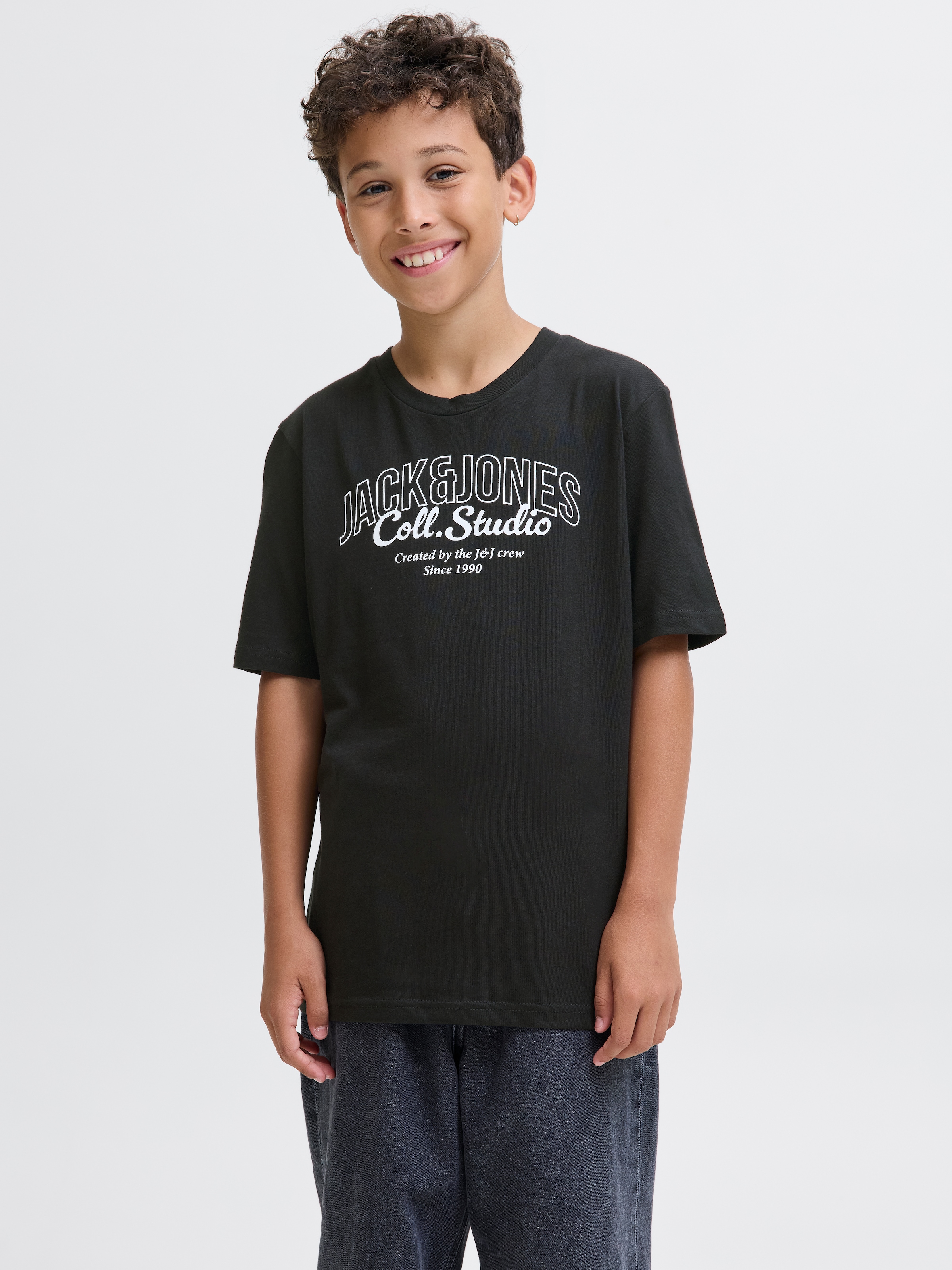 Jack & Jones Junior T-Shirt »JJMAKOTO TEE SS CREW NECK 2PK JNR«, (Packung, 2 tlg.)