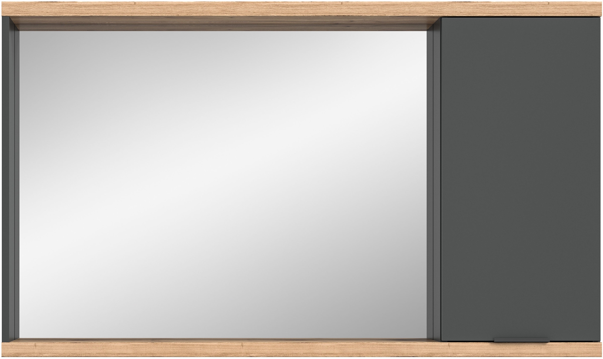 welltime Spiegelschrank »Sencillo, Spiegelschrank 130 cm« 2 Stk. tlg. Sencillo, Spiegelschrank, 1 Tür, 3 Fächer