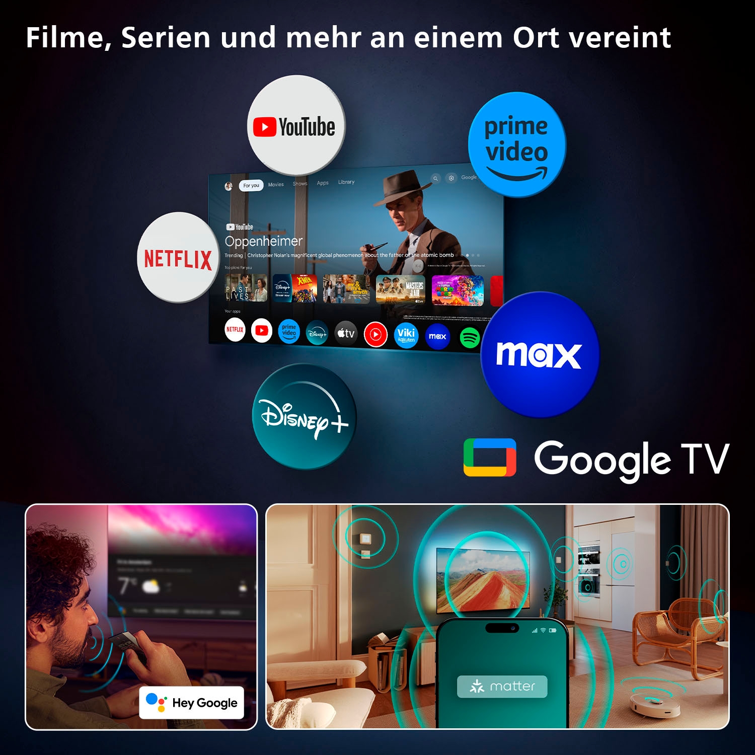 Philips OLED-Fernseher »77OLED950/12« 194 cm/77 ″ Smart-TV