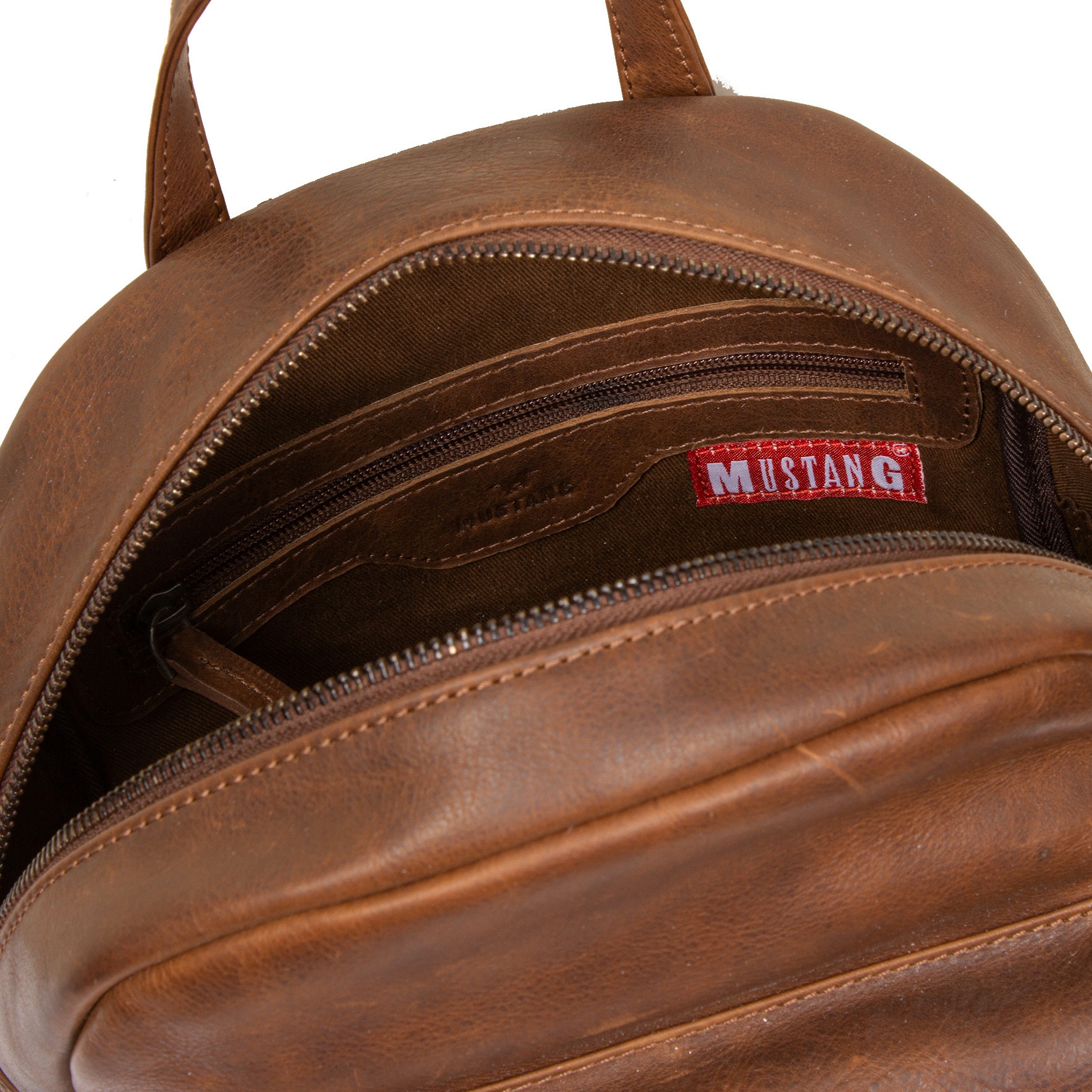 Reißverschluss-Rückfach MUSTANG Cityrucksack OTTO bei »Memphis round«, backpack kaufen