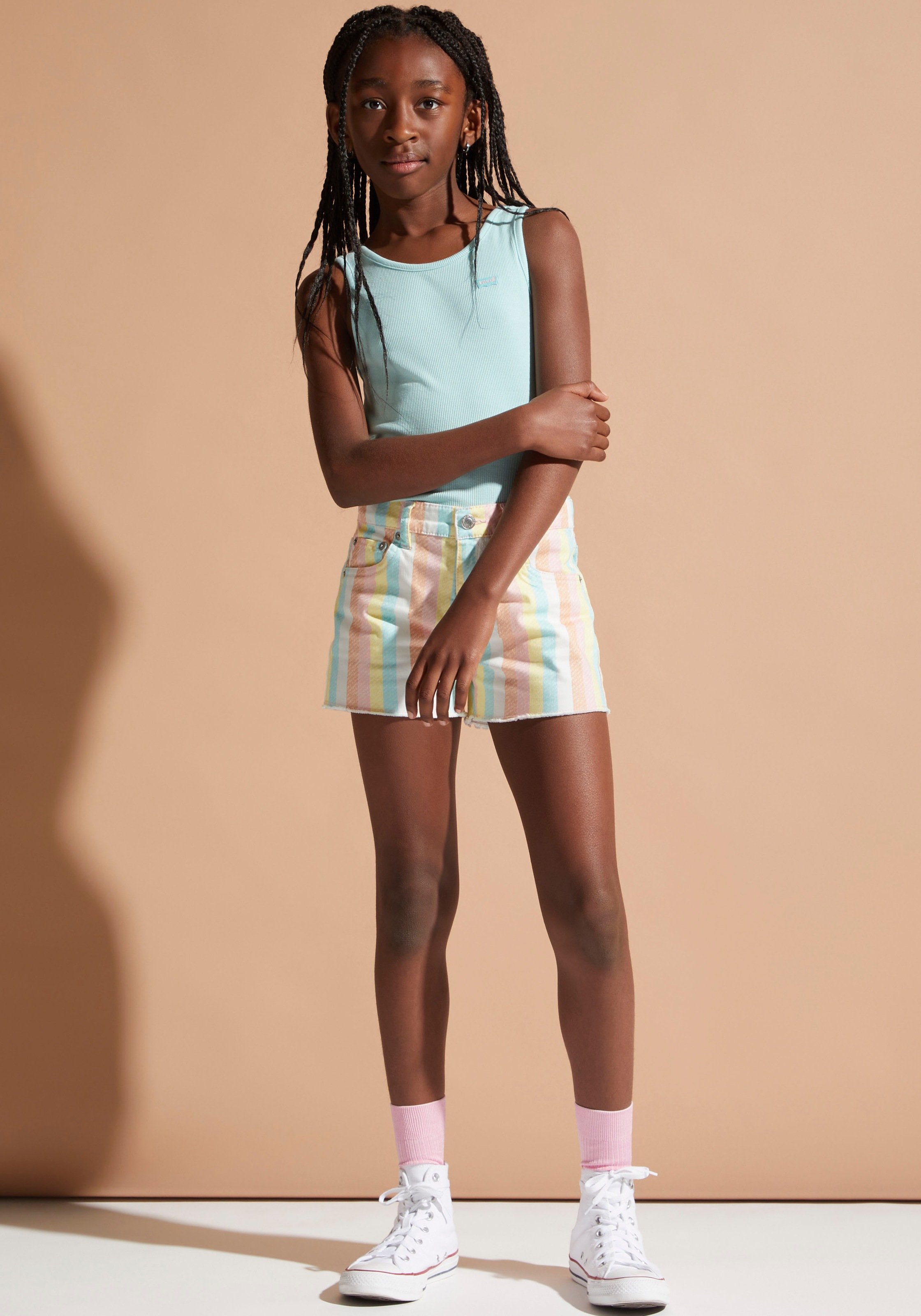 Levi's® Kids Shorts, mit farbigem Streifenmuster for GIRLS
