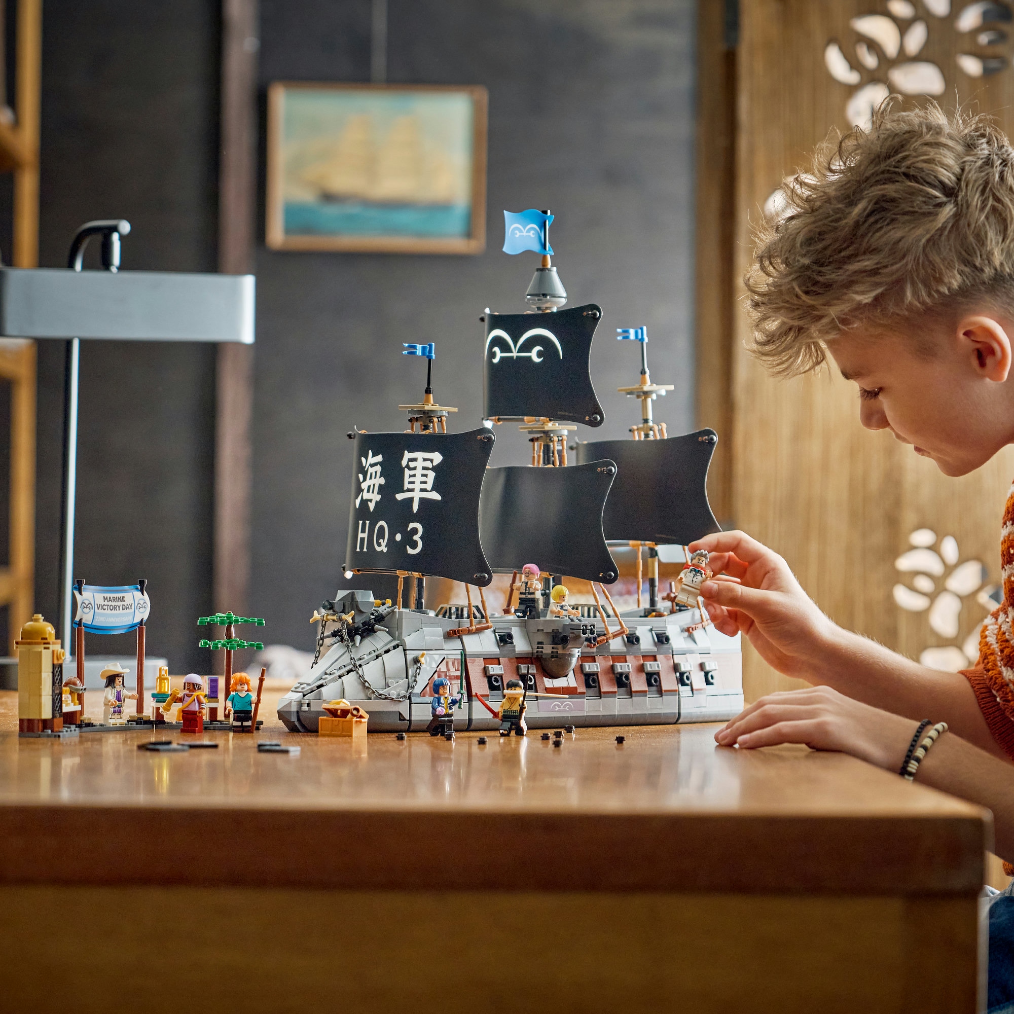 LEGO® Konstruktionsspielsteine »Garps Marineschlachtschiff (75646), LEGO ONE PIECE« Made in Europe
