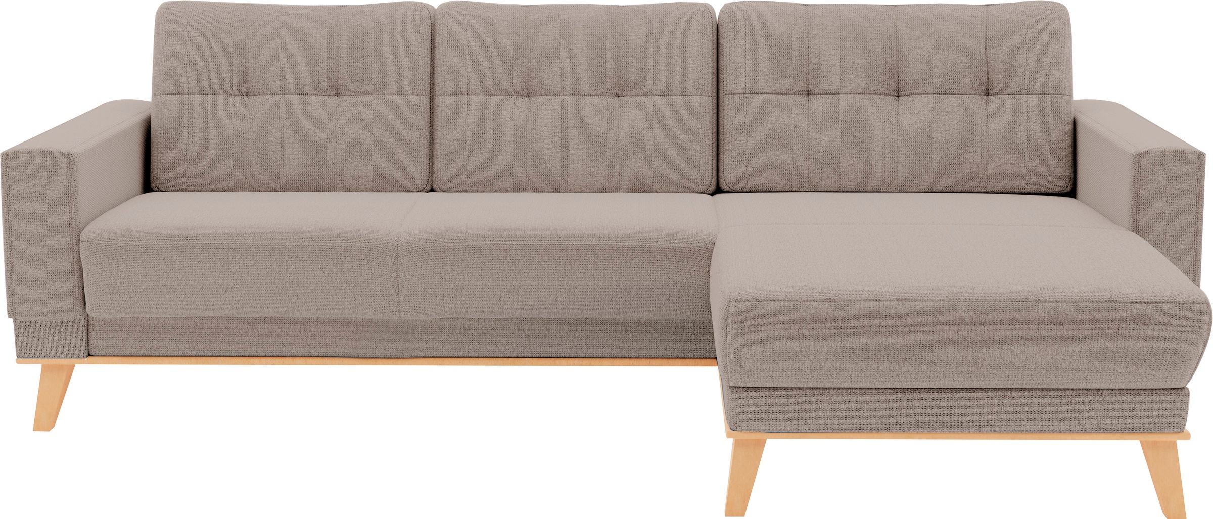 sit&more Ecksofa »Lavida L-Form«, wahlweise mit Kippfunktion und Bettkasten