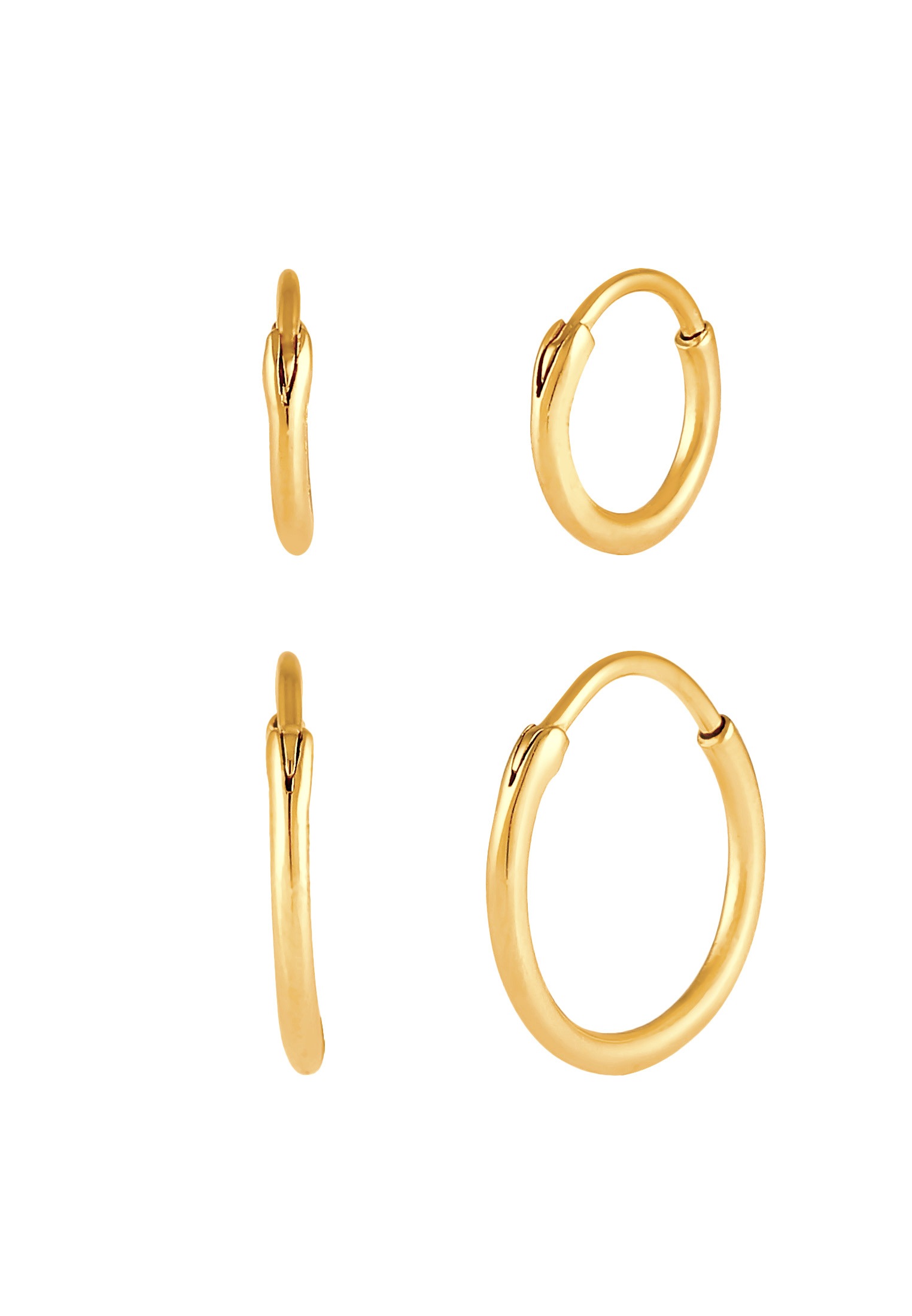 Elli Ohrstecker-Set »Ohrringe Creolen 2er Set 925 Sterling Silber«