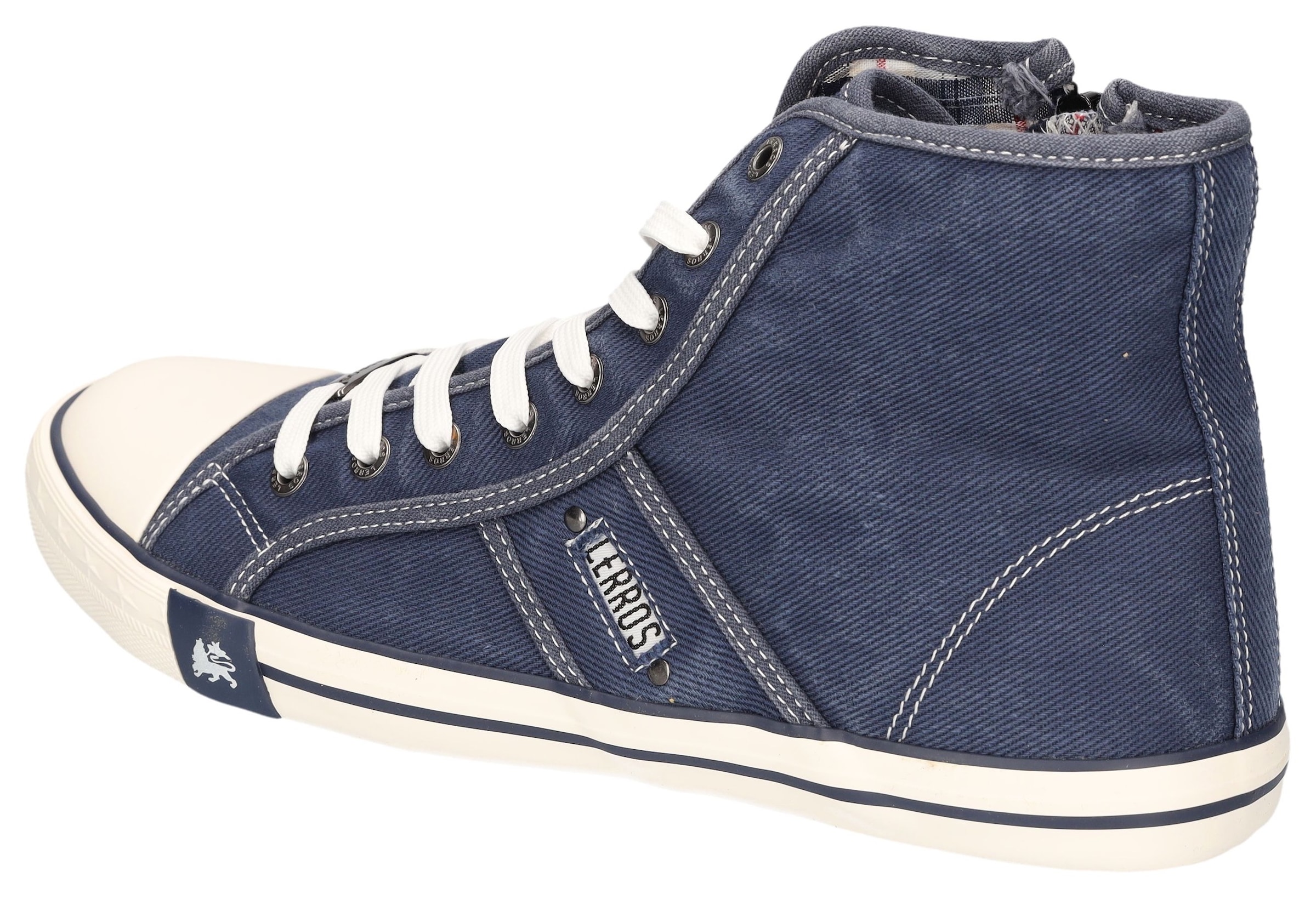 LERROS Sneakerboots  Schnürboots, High Top Sneaker, Canvas-Boots mit Gummikappe