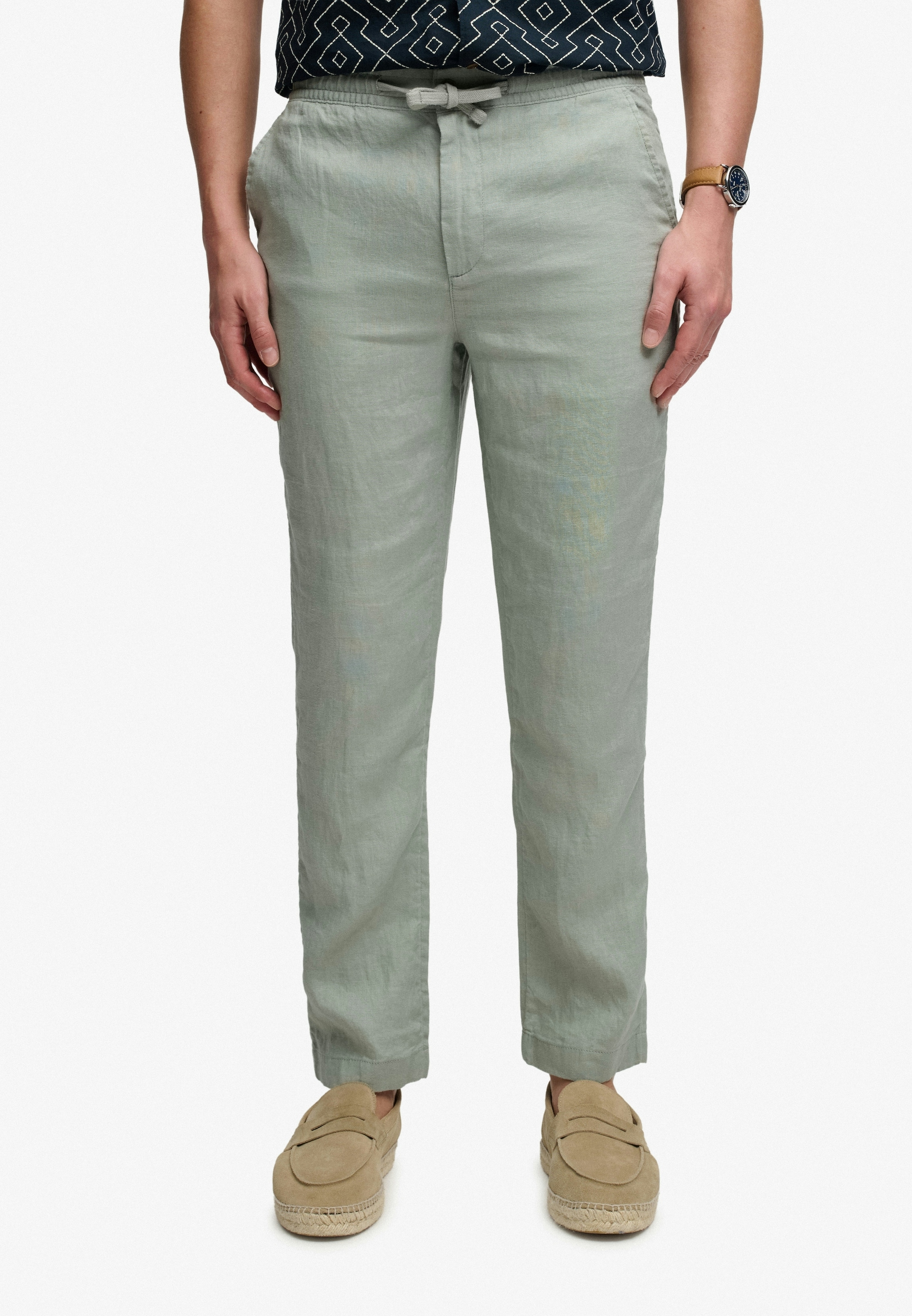 Superdry Leinenhose »MERCHANT LINEN PANT«