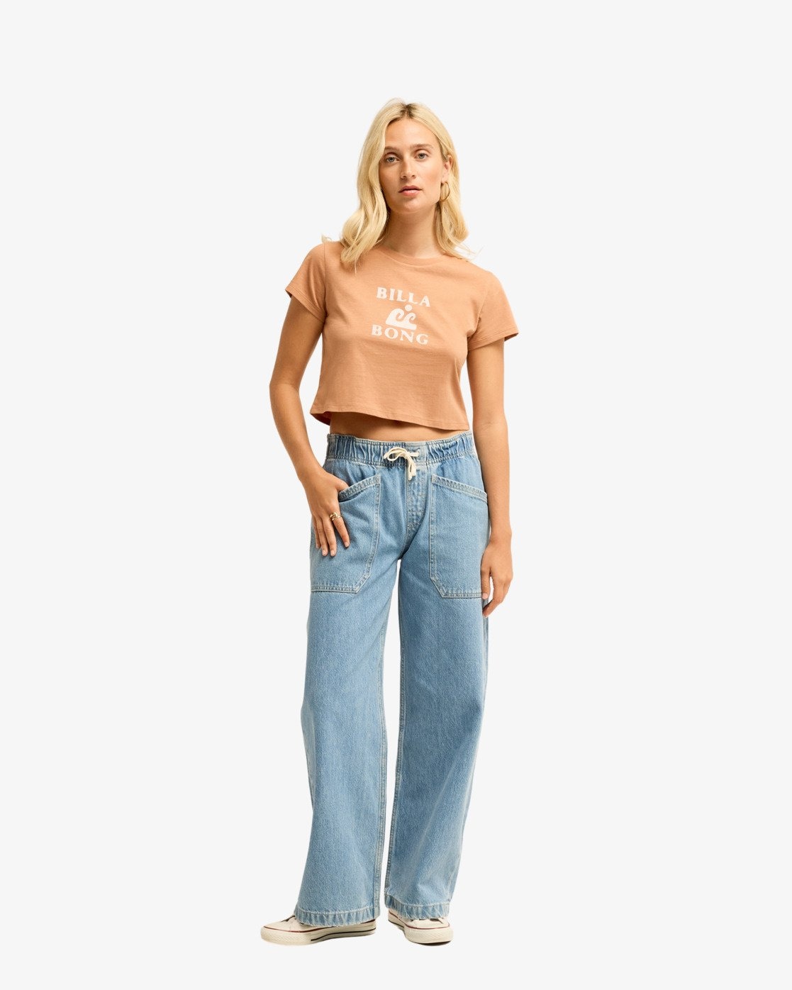 Billabong Gerade Jeans »ZONTE DENIM« mit normal-weiter Passform, aus Baumwolle, atmungsaktiv