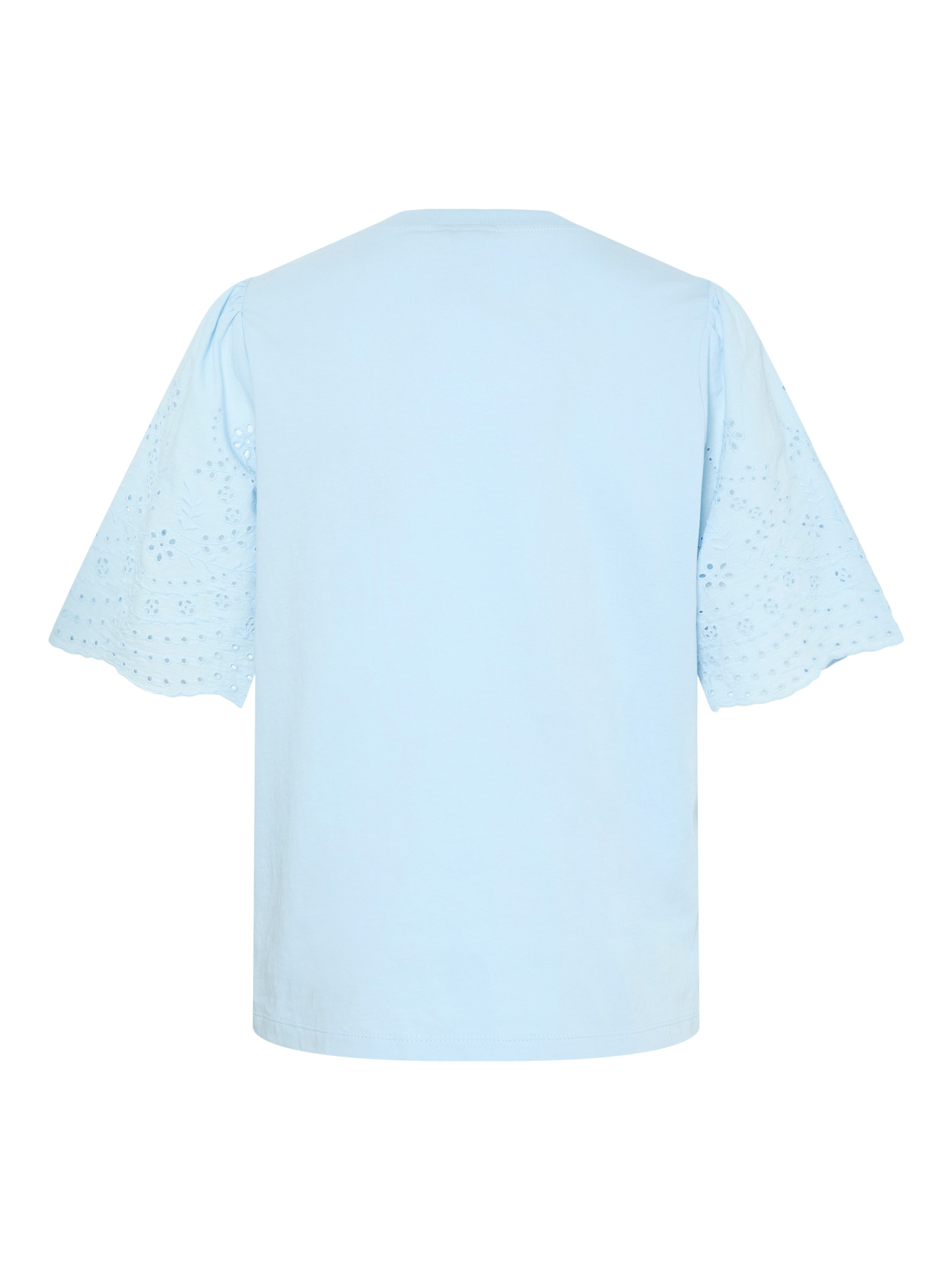 Y.A.S Kurzarmshirt »YASLEX SS TOP W. EMB SLEEVES S. NOOS« mit Lochstickerei