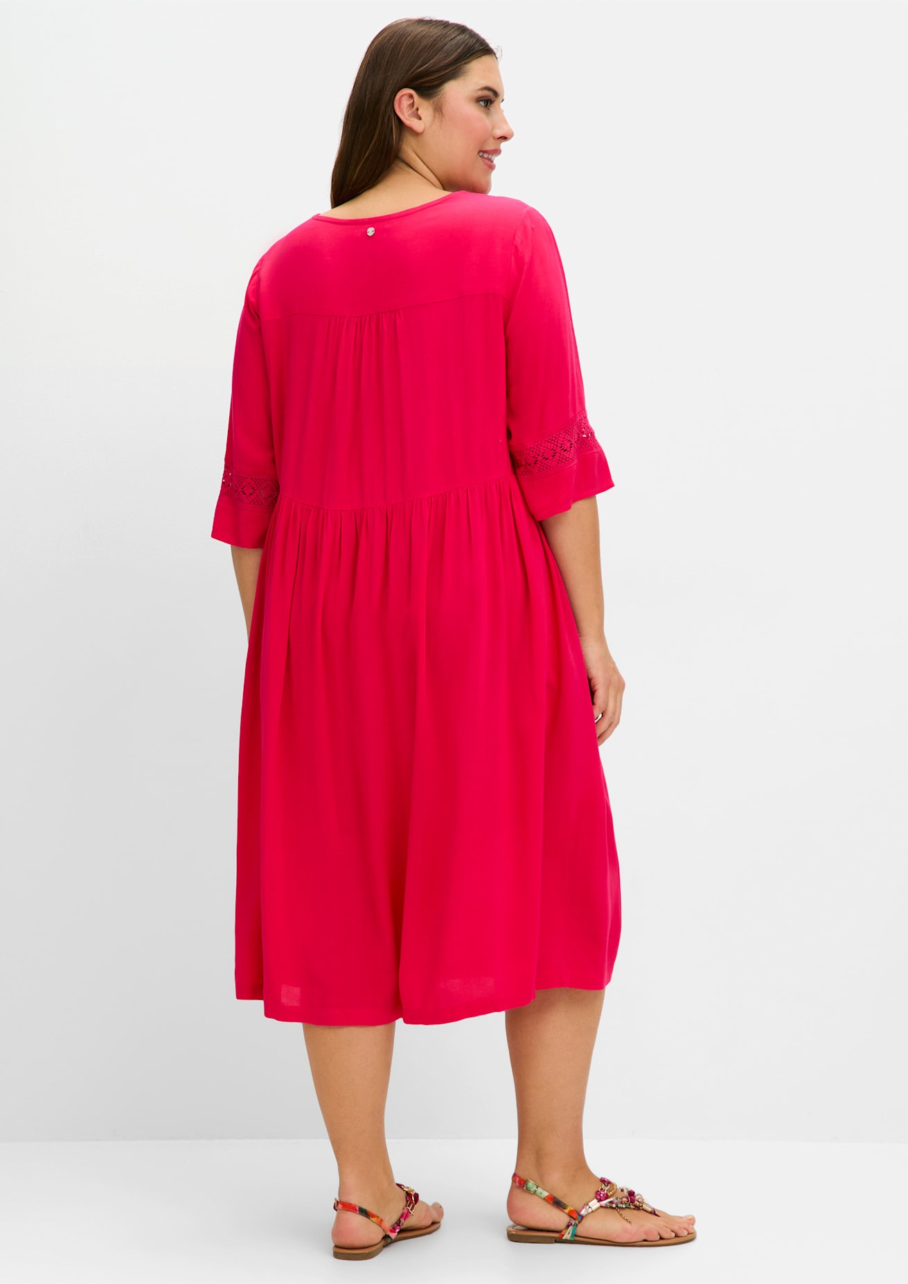 Sheego A-Linien-Kleid »Blusenkleid«