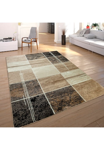 Paco Home Teppich »Sinai 057«, rechteckig, 13 mm Höhe, Kurzflor, Karo Muster mit... kaufen