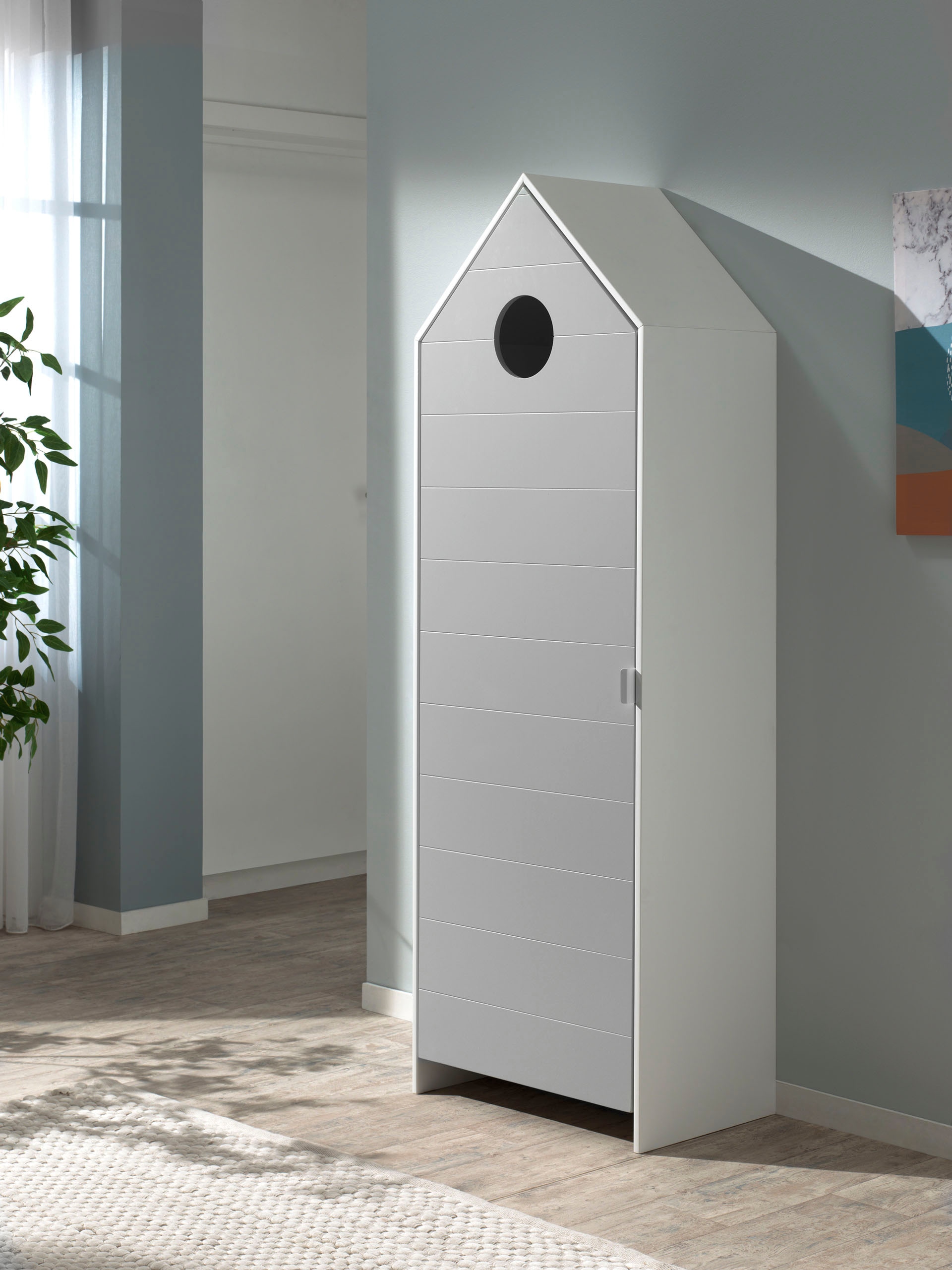 Vipack Drehtürenschrank »Casami, mit Soft-Close, viel Stauraum, TOP modern« B/H/T ca. 57,6x171,3x37cm, verschiedene Farben, Strandhaus-Optik,  als Kleider-/Wäscheschrank nutzbar, universell einsetzbar