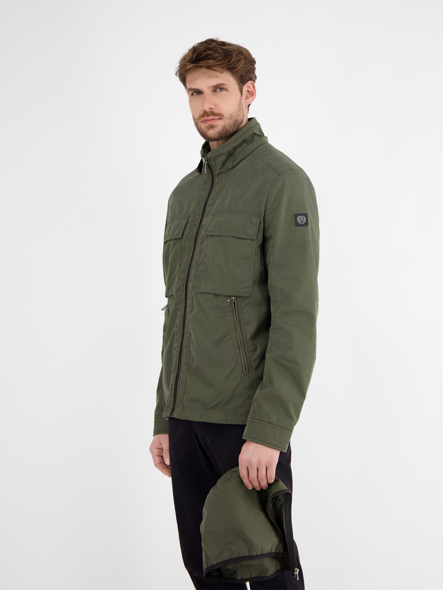LERROS Outdoorjacke »Shell-Blouson mit abnehmbarer Kapuze« mit Kapuze