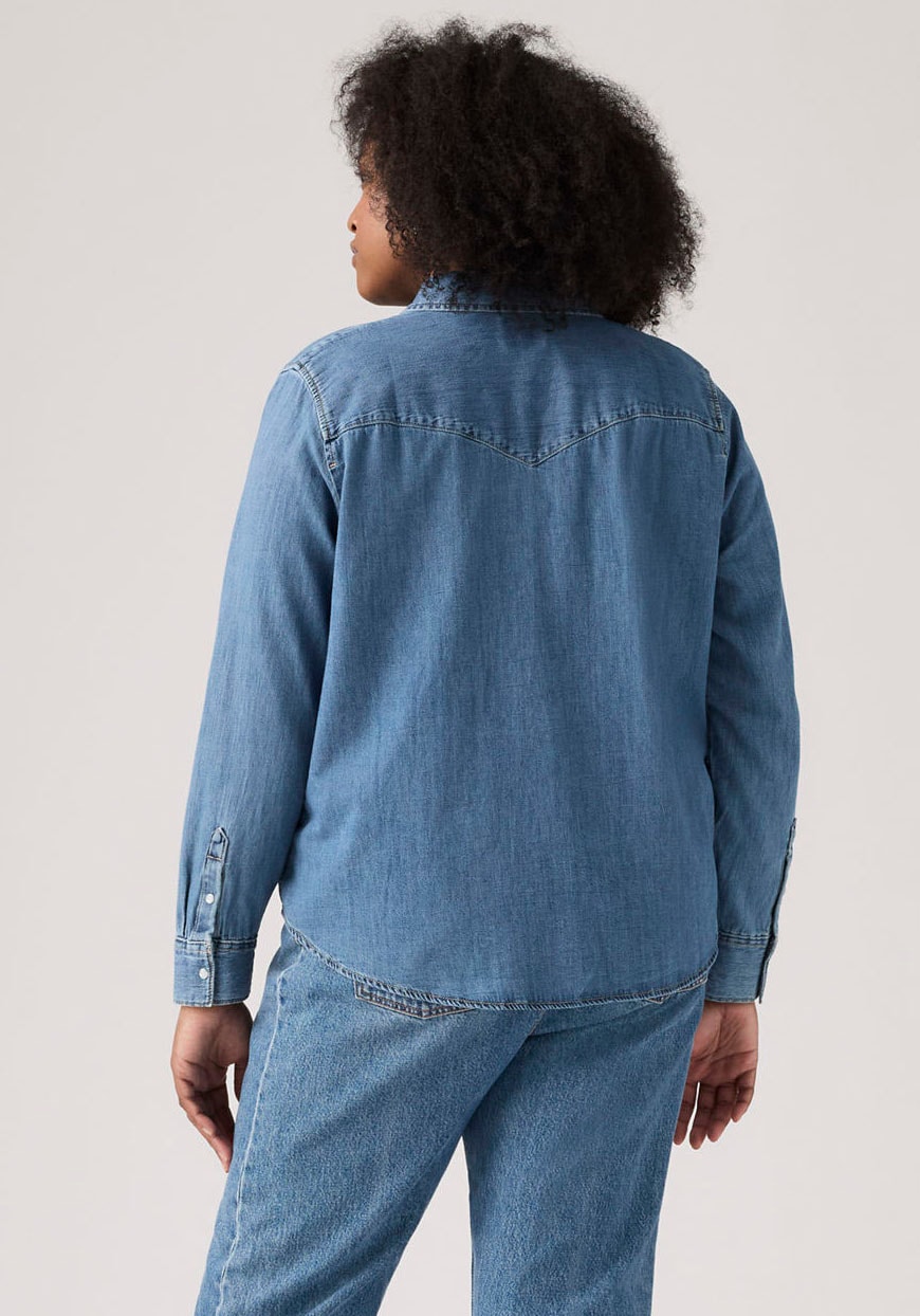 Levi's® Plus Jeansbluse »PL ULTIMATE WESTERN T3« mit Taschen