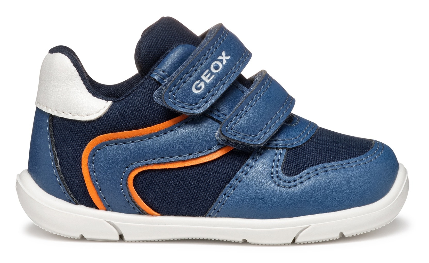 Geox Lauflernschuh »B ZAPITO BOY«, Freizeitschuh, Babyschuh, Klettschuh mit modischem Farbeinsatz