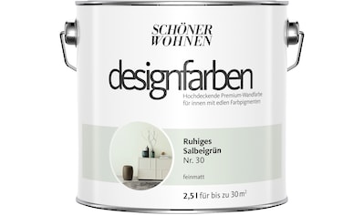 SCHÖNER WOHNEN-Kollektion Wandfarbe »Designfarben«, ruhiges Salbeigrün Nr. 30,... kaufen
